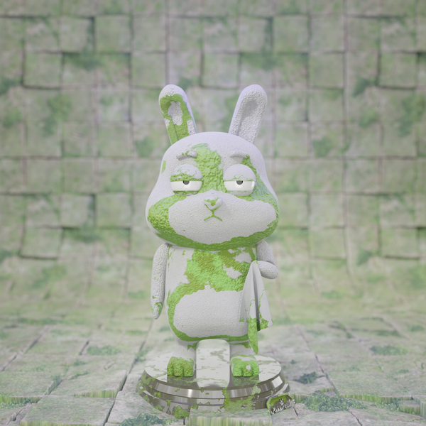 An image of #133 Moss Statue Rebbit