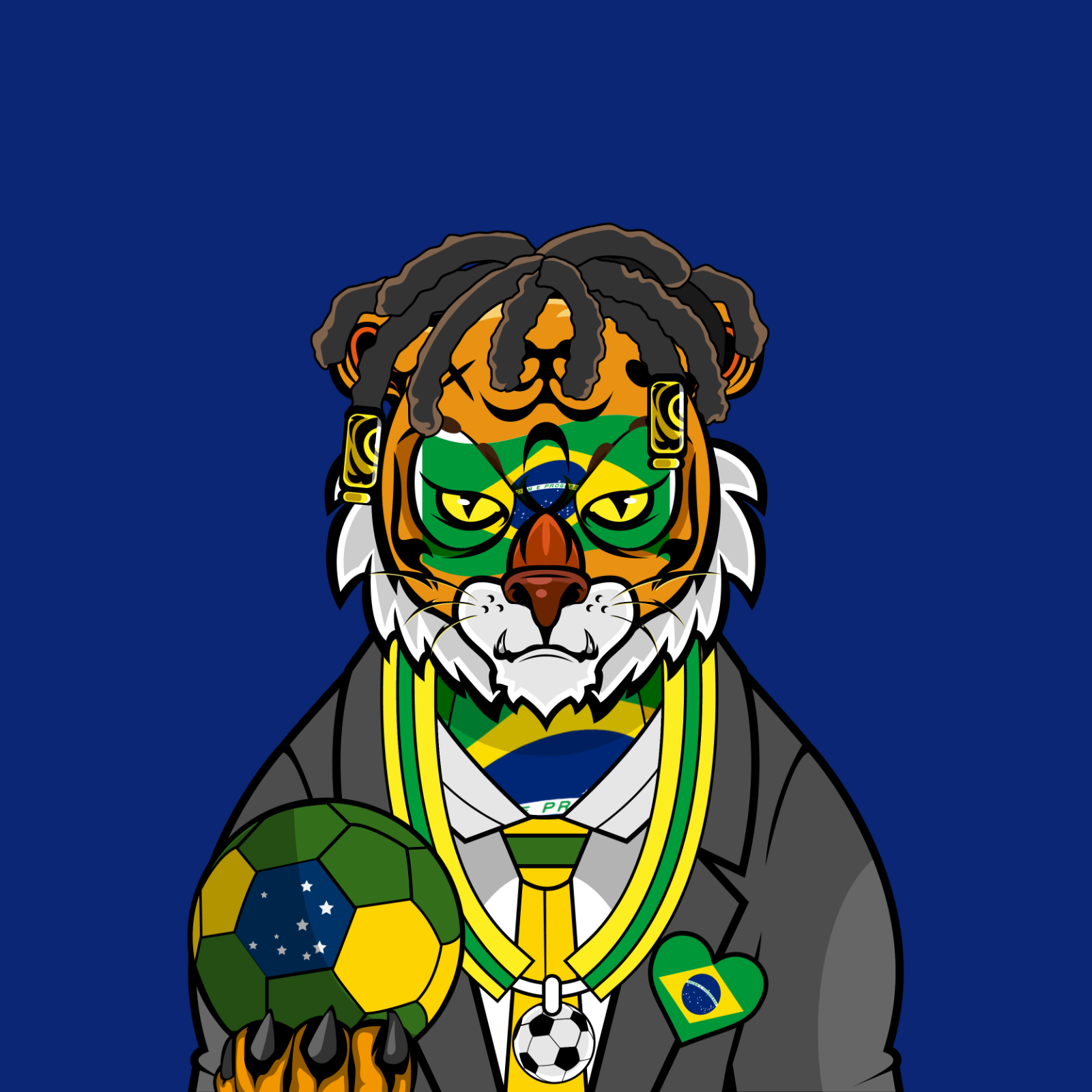 Football TigerChi #1069 NFT on Algorand