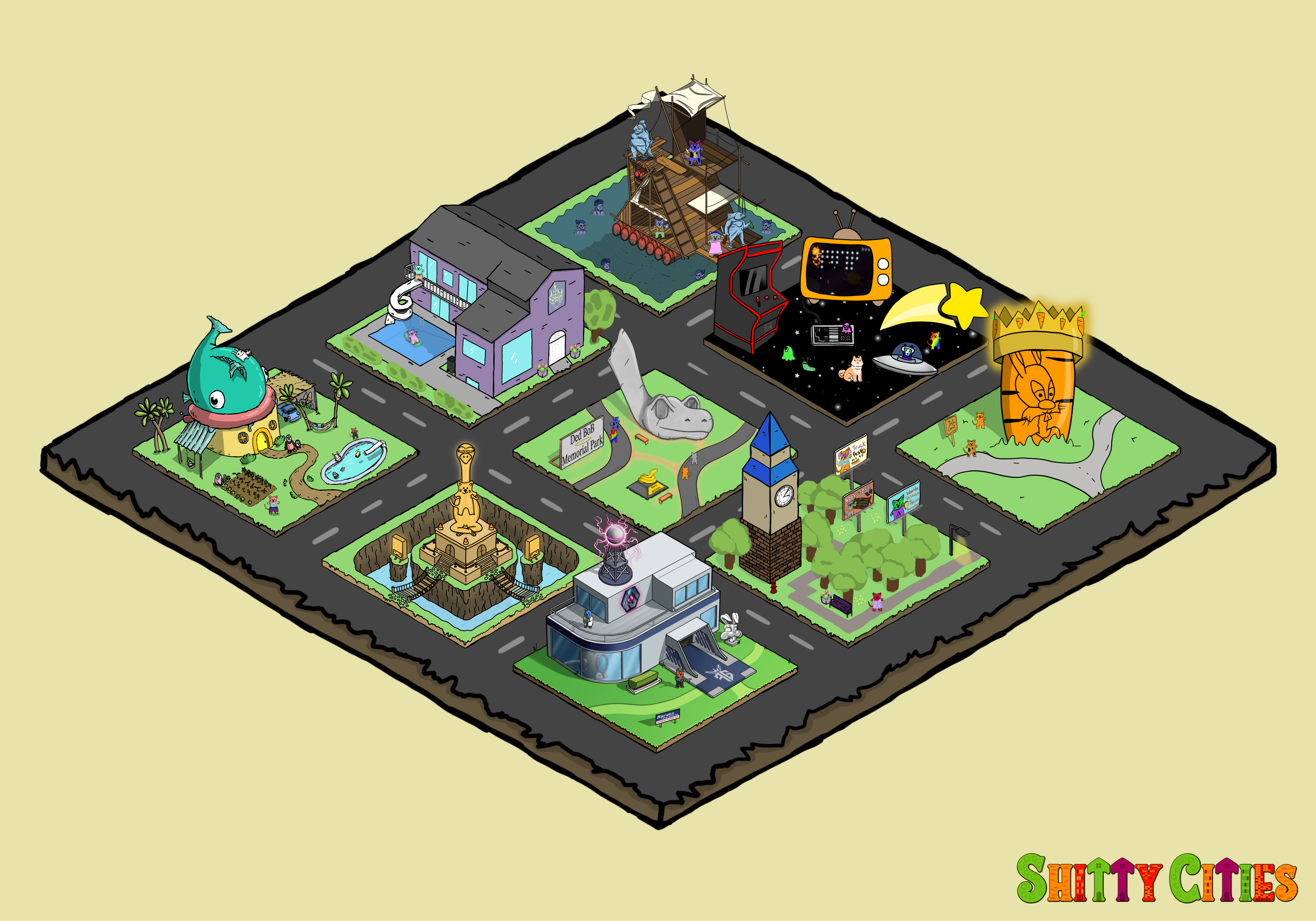 Shitty City #211 NFT on Algorand