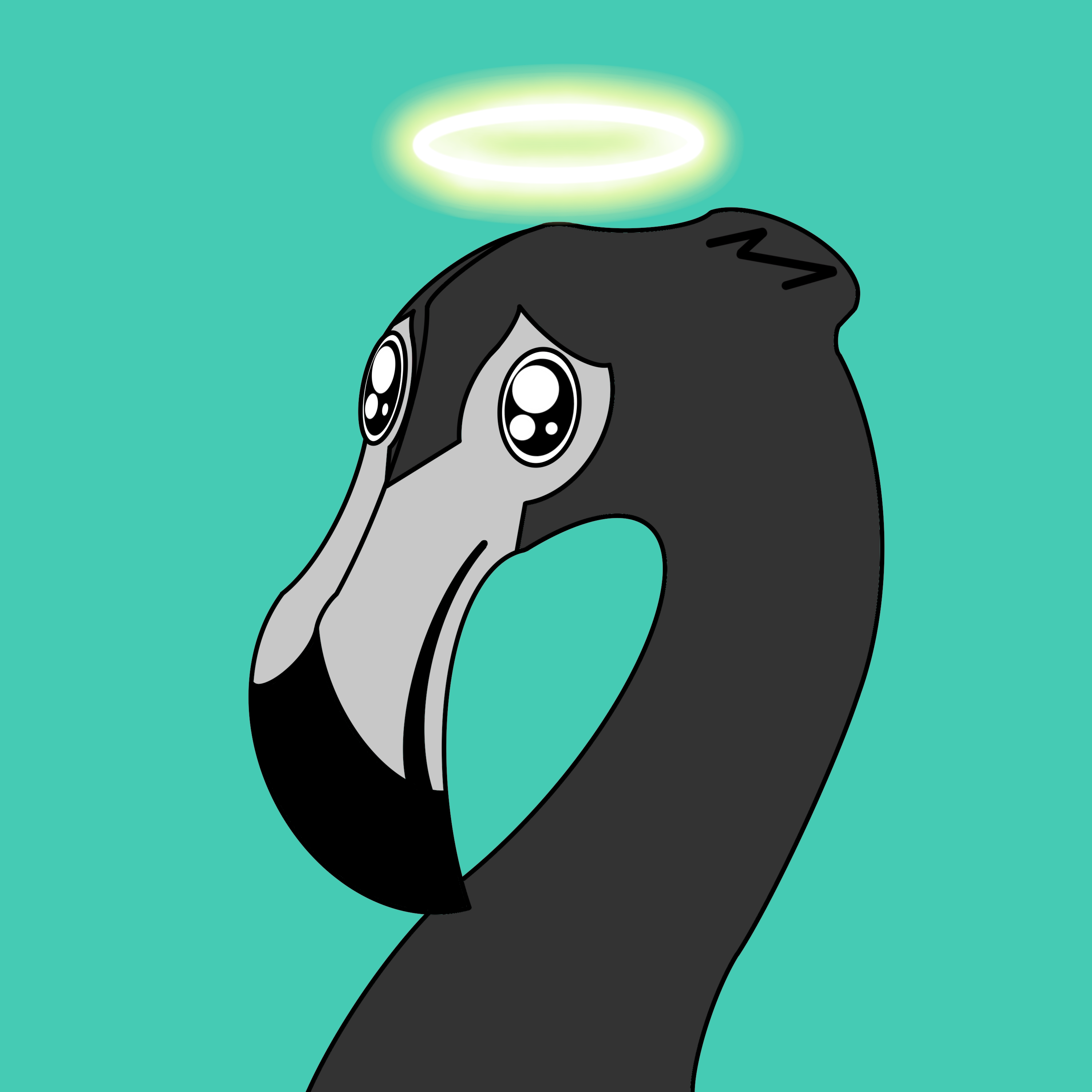 Flamingo Portraits #271 NFT on Algorand