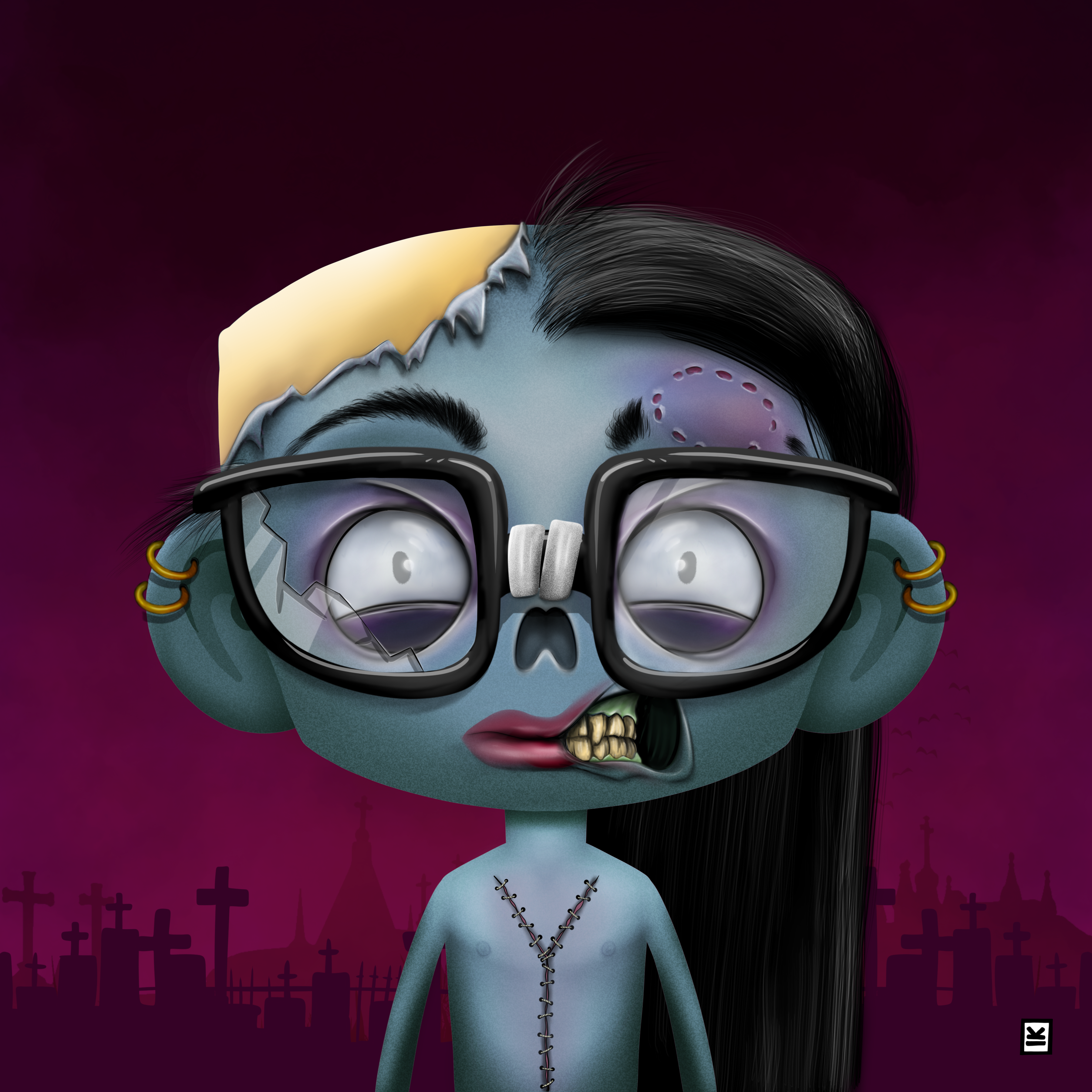 Little Monsters - Zombie #42 NFT on Algorand