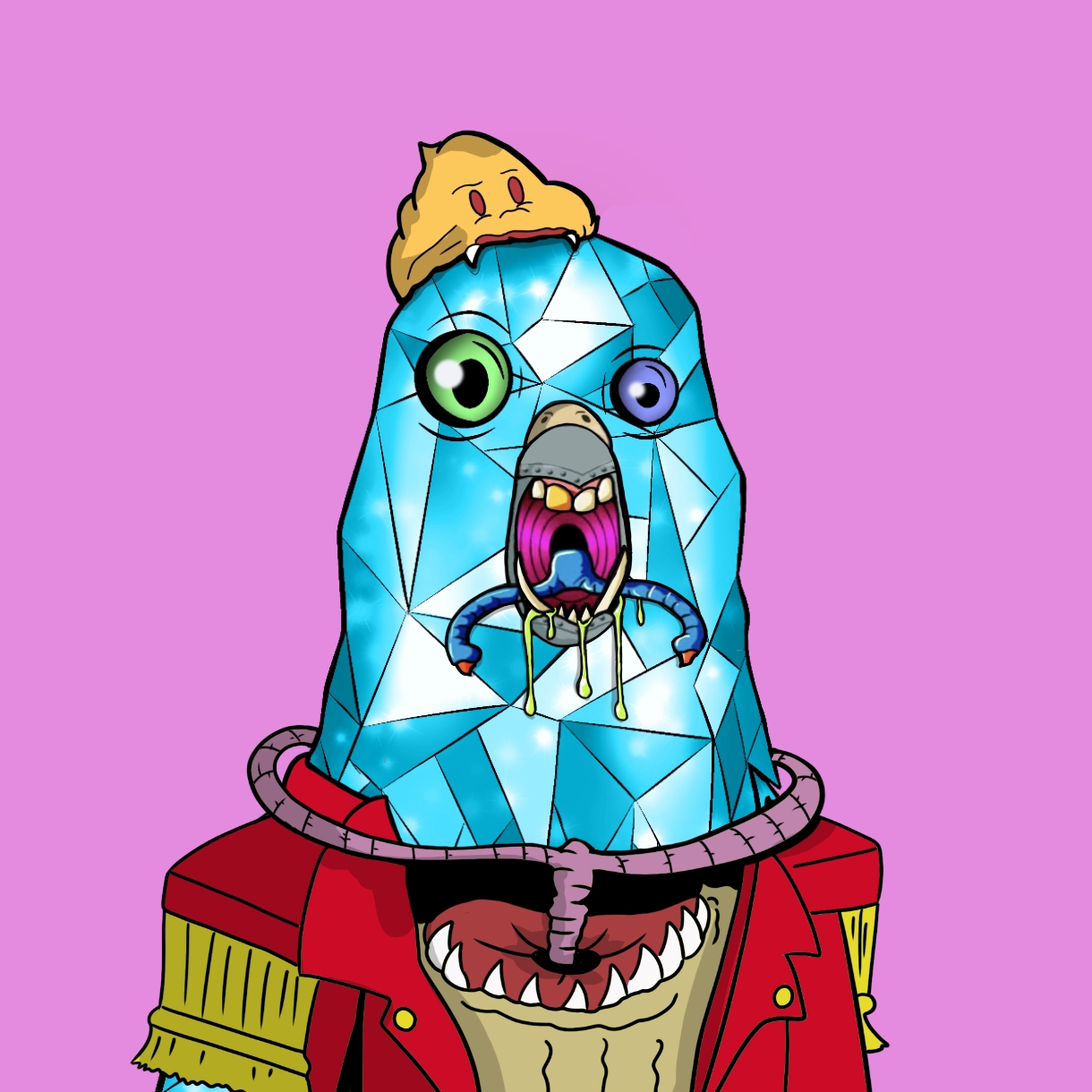 Mutant Ghetto Pigeon #294 NFT on Algorand