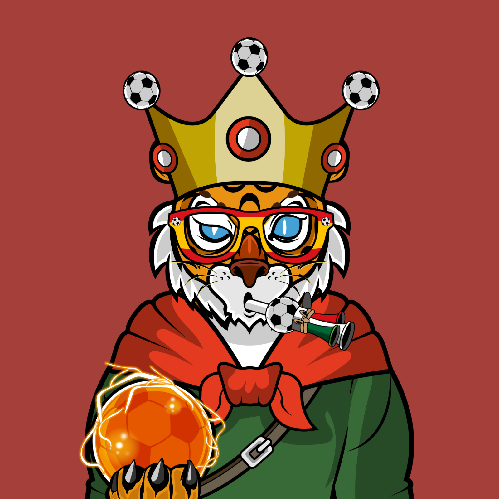 Football TigerChi #1070 NFT on Algorand