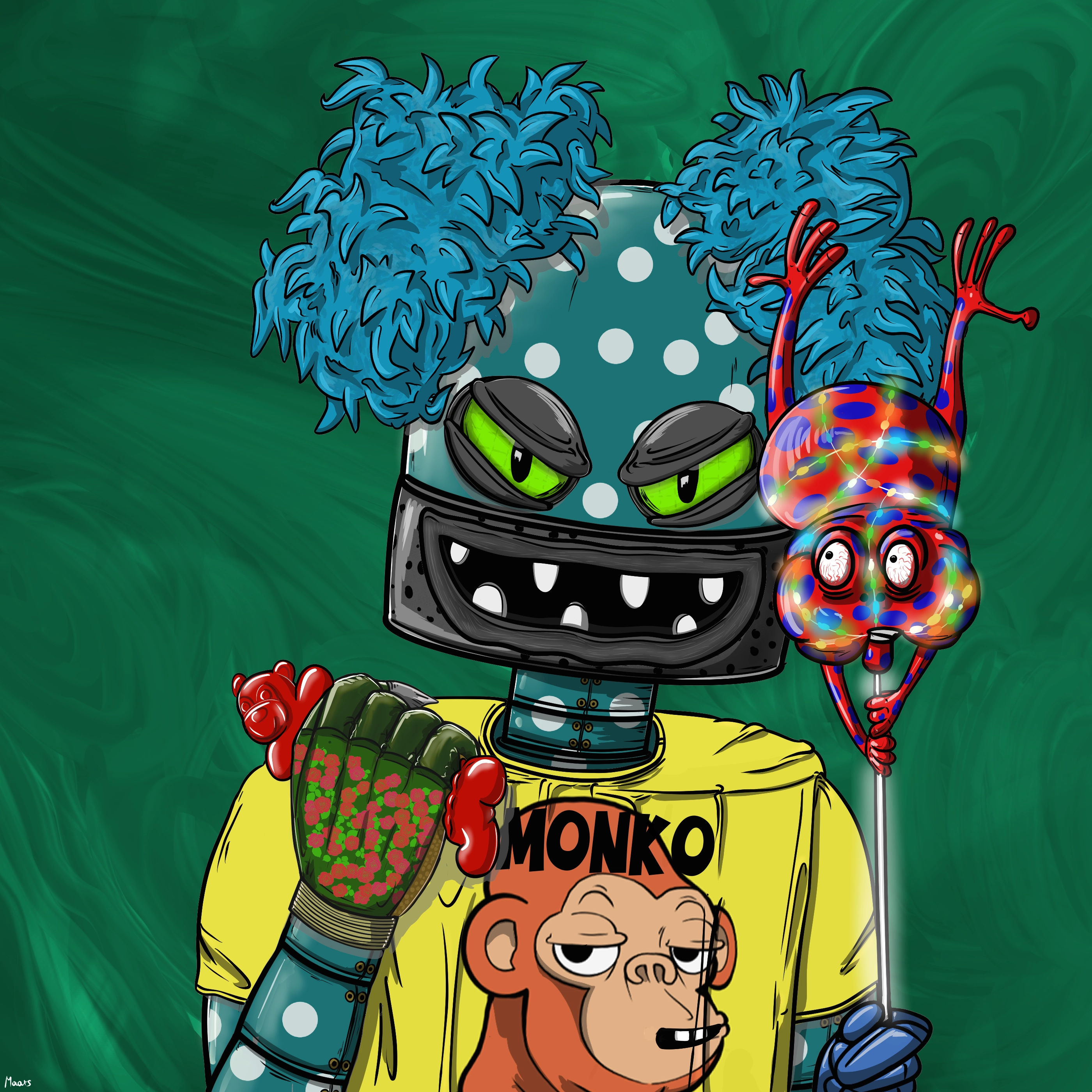 Mental Marvin #2554 NFT on Algorand