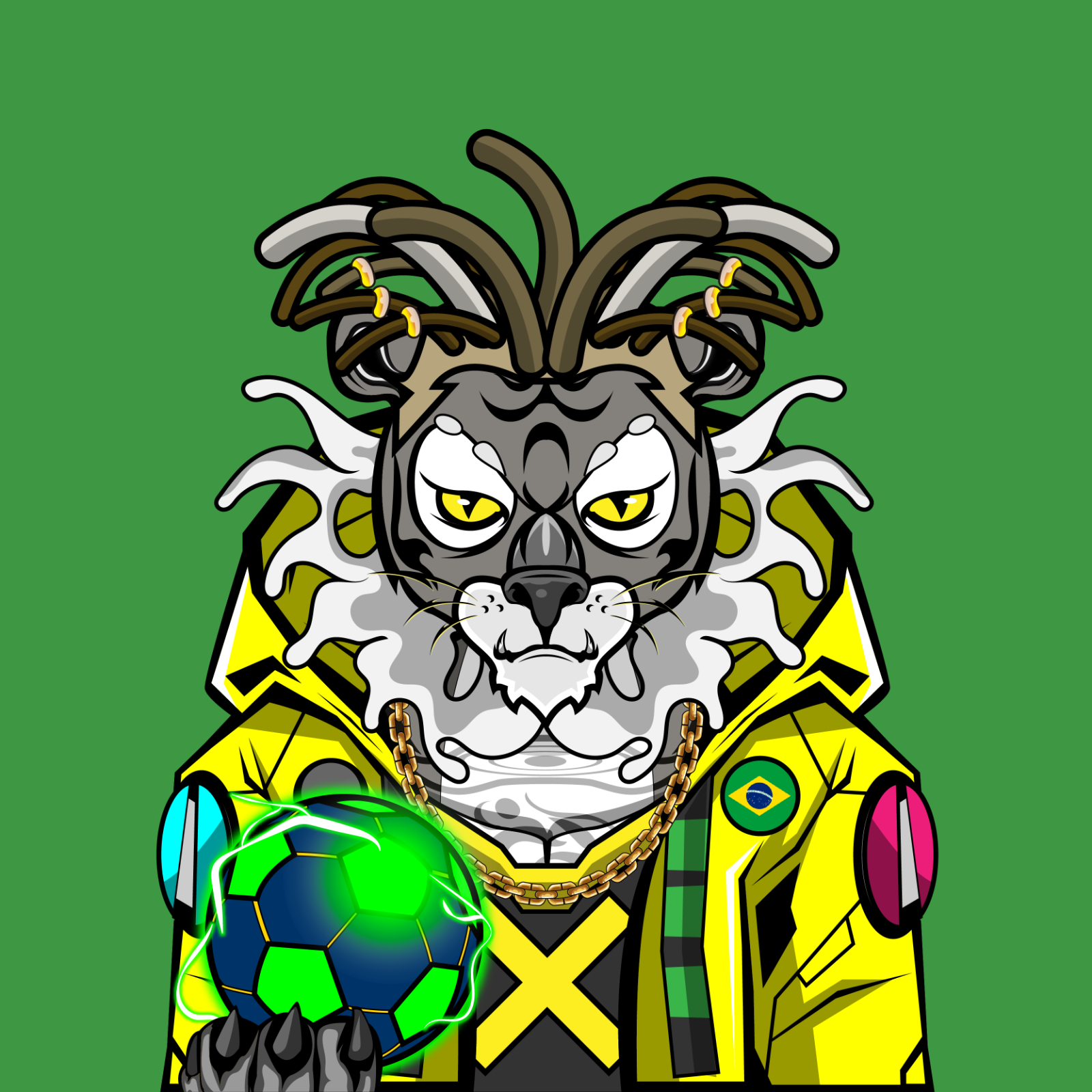 Football TigerChi #1313 NFT on Algorand