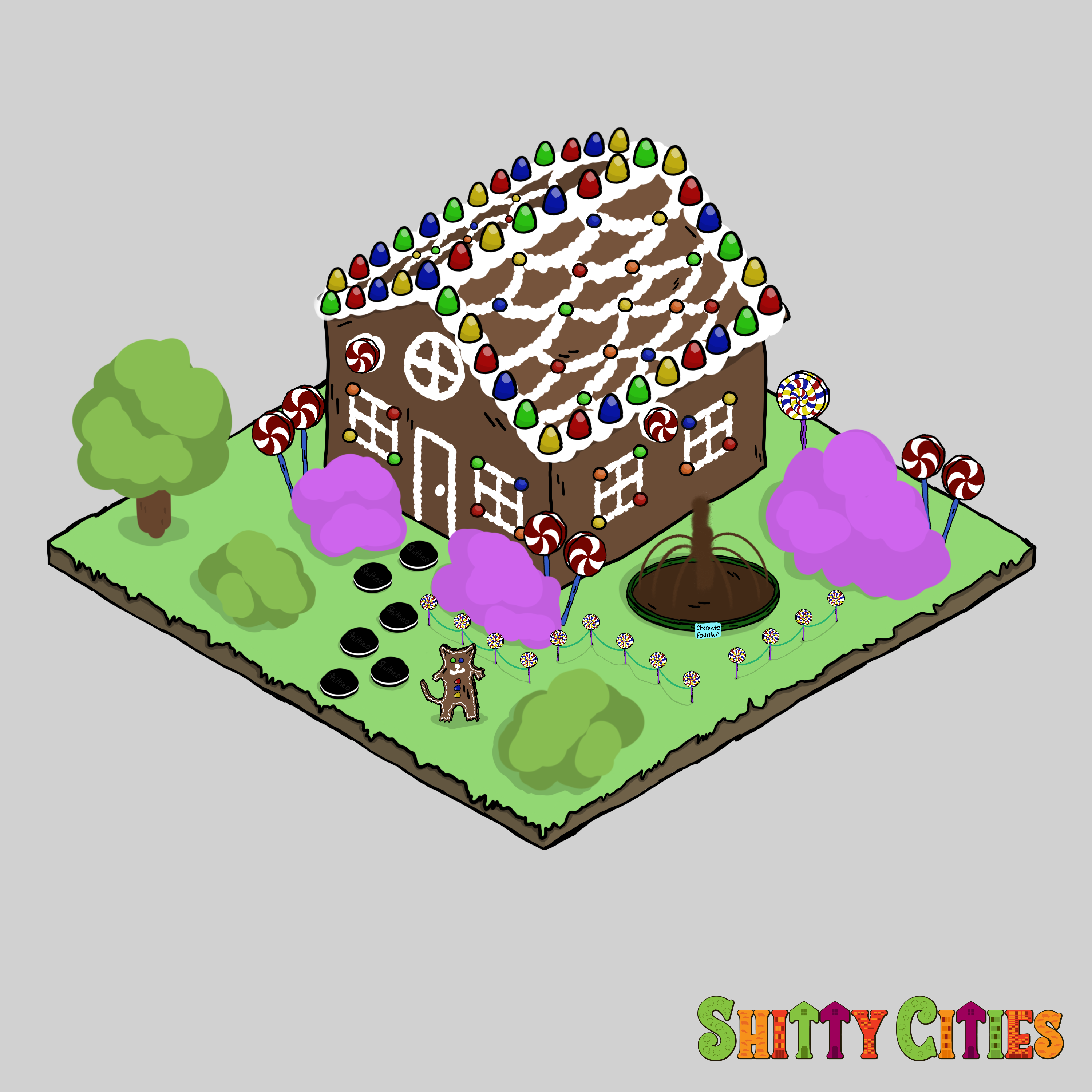 SCB40 - Gingerbread House