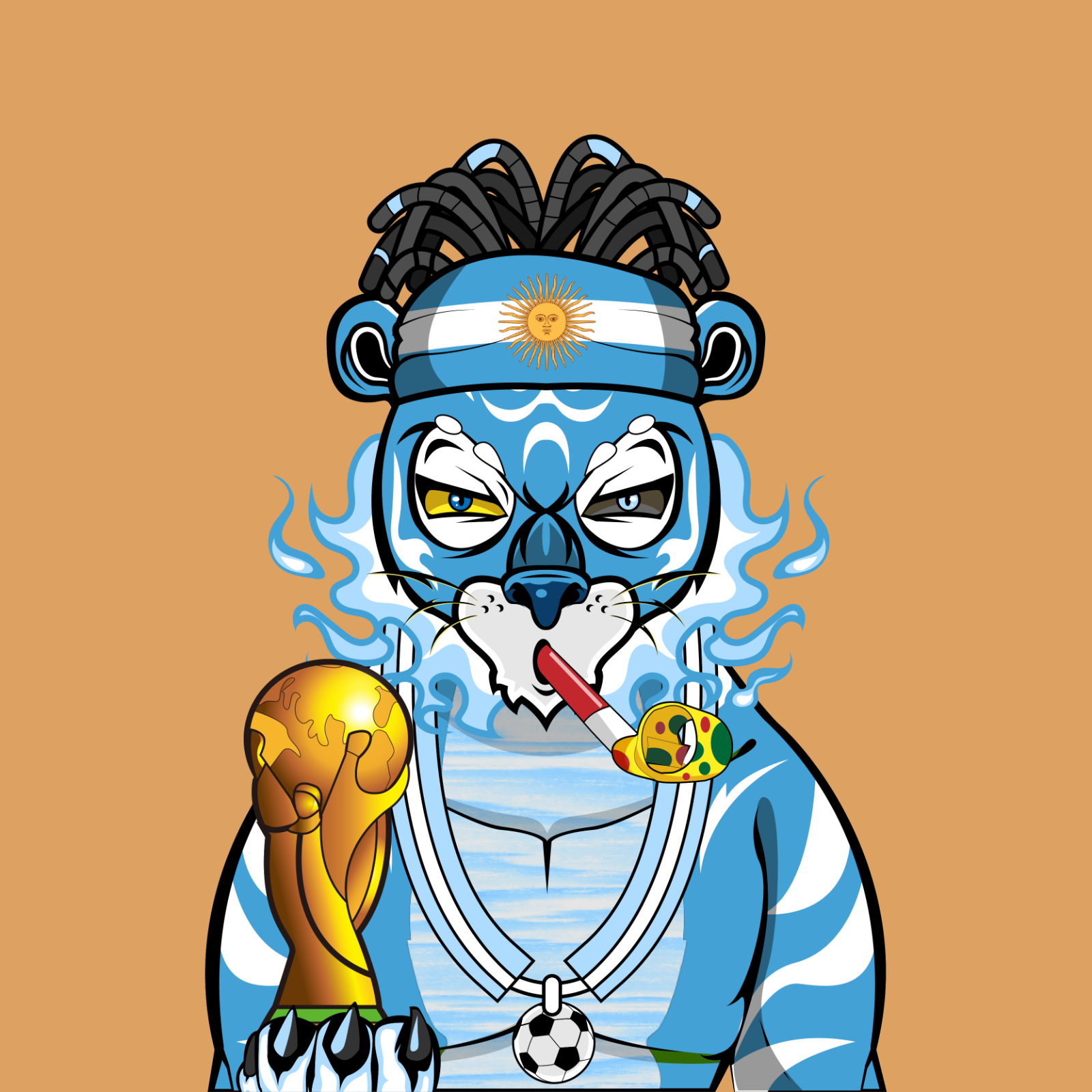 Football TigerChi #1556 NFT on Algorand