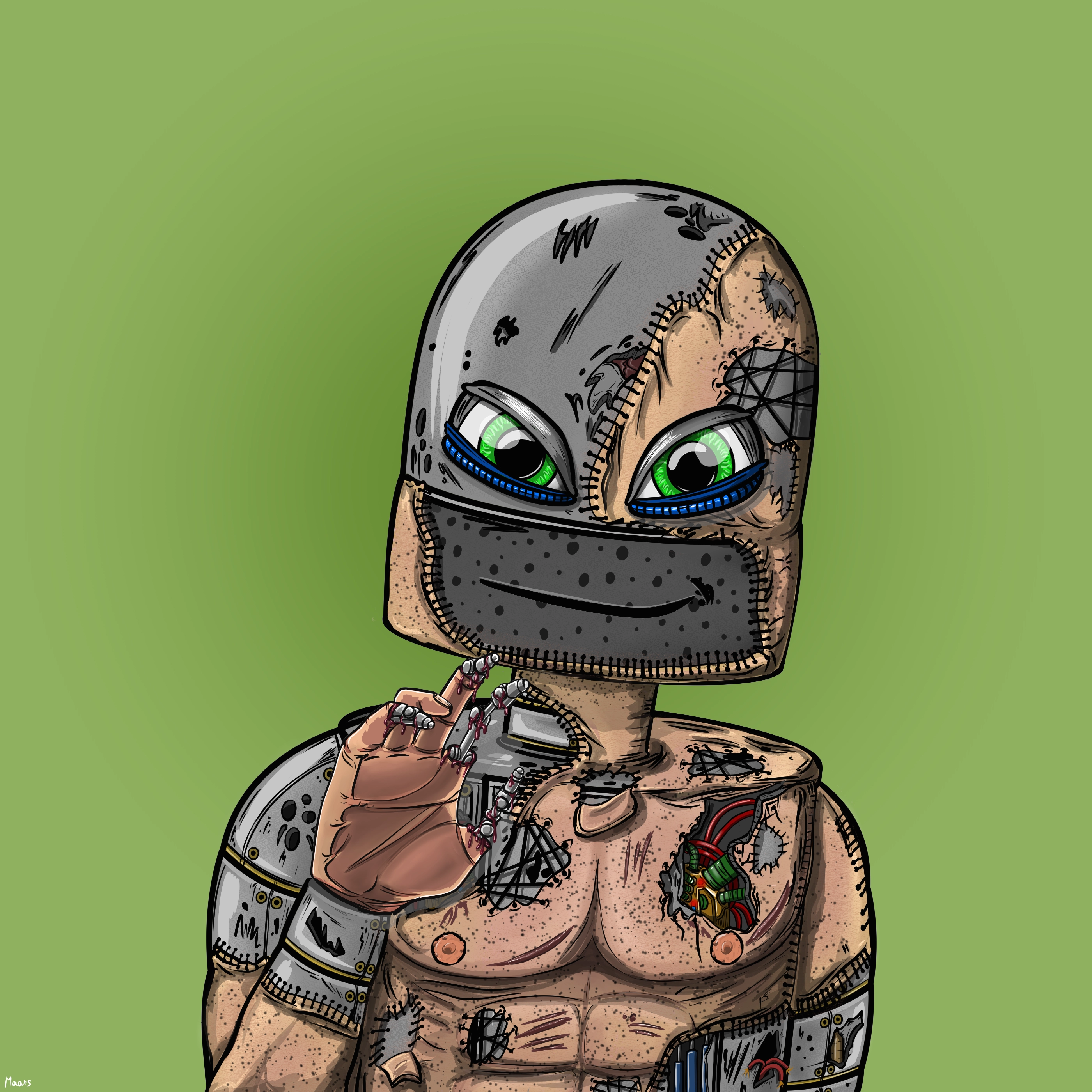 Mental Marvin #2512 NFT on Algorand