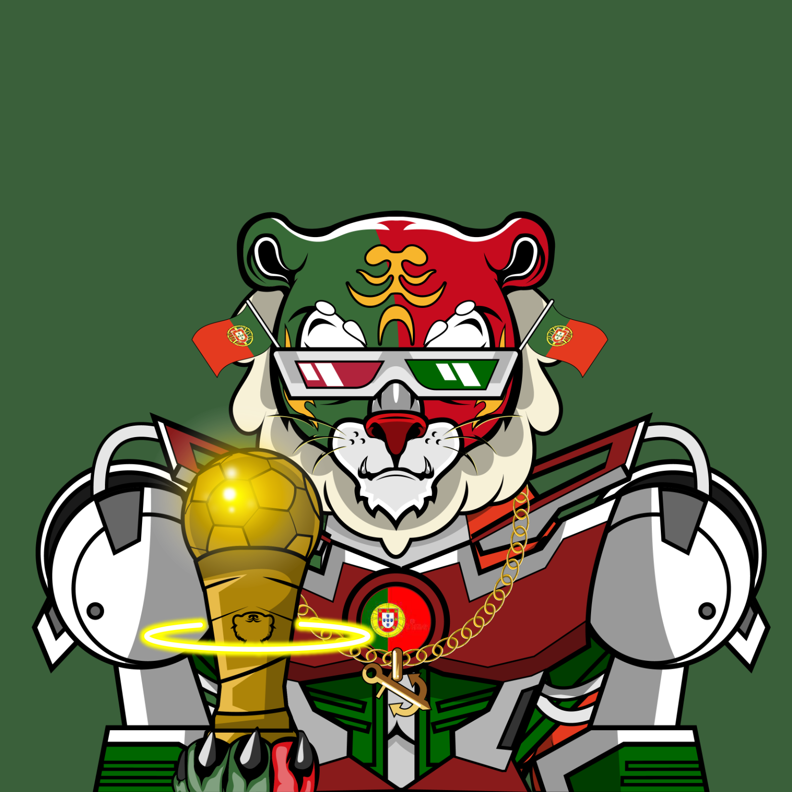 Football TigerChi #0642 NFT on Algorand