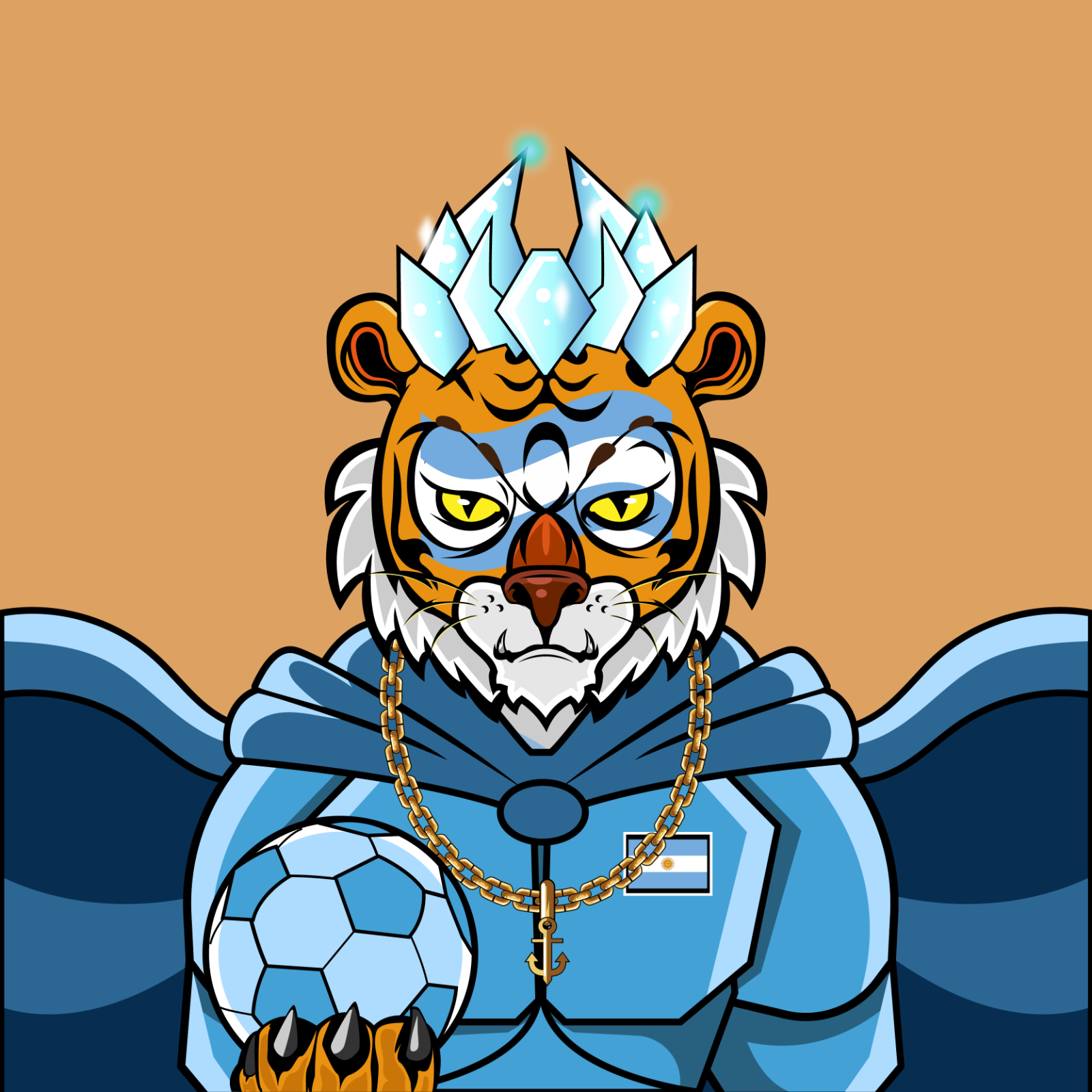 Football TigerChi #0183 NFT on Algorand