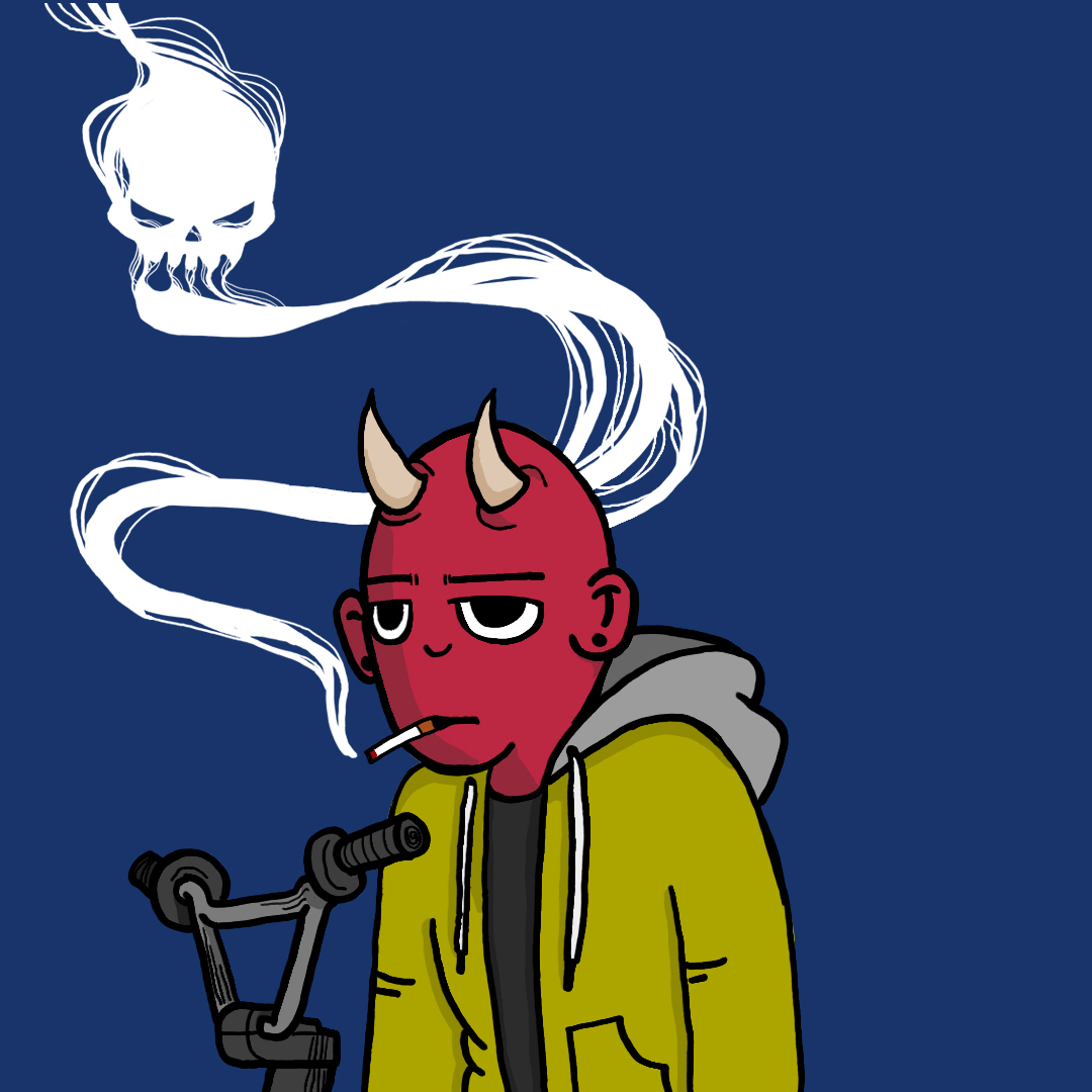 devil bmx NFT on Algorand