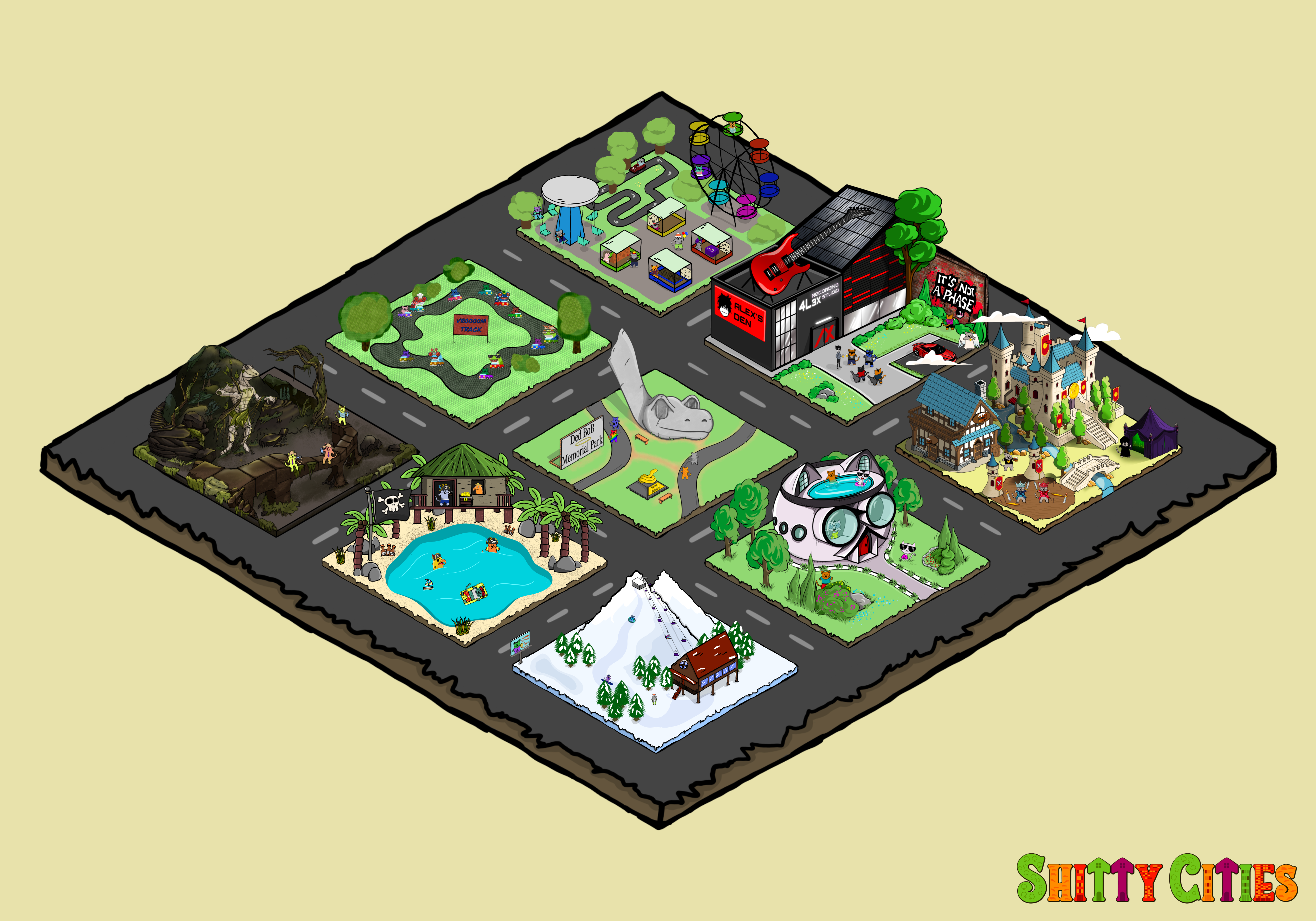 Shitty City #354 NFT on Algorand