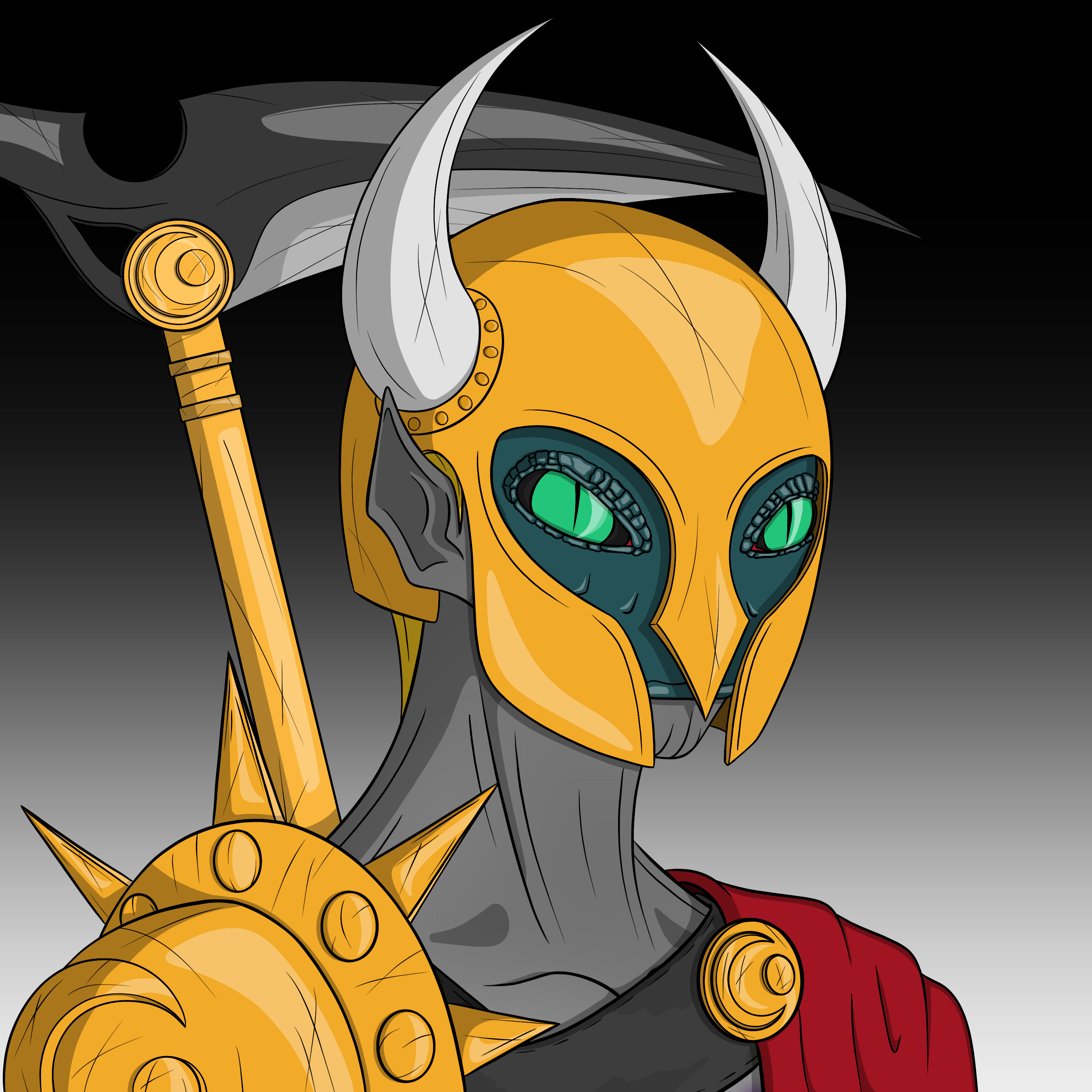 Dark Coin Champion #0468 NFT on Algorand