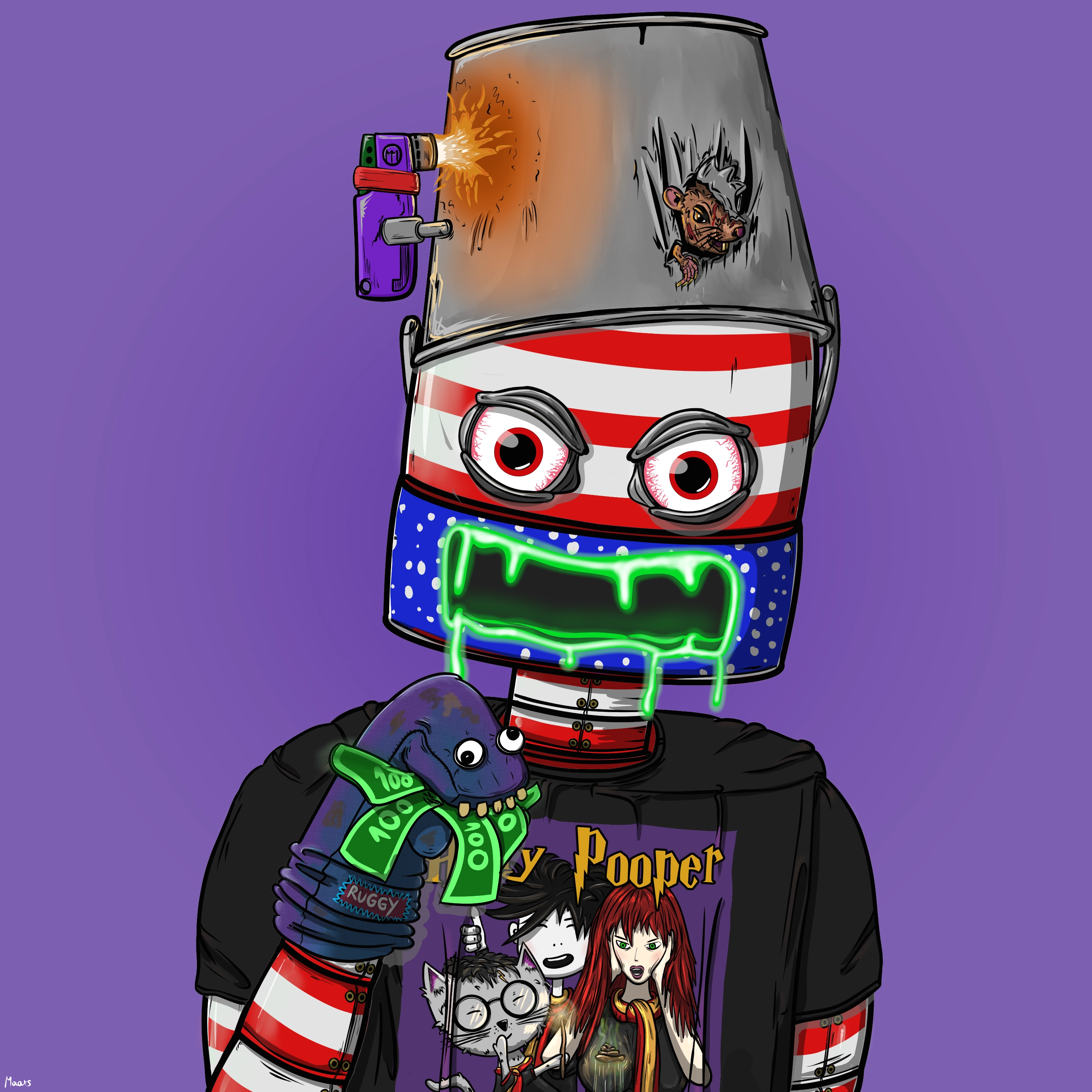 Mental Marvin #252 NFT on Algorand