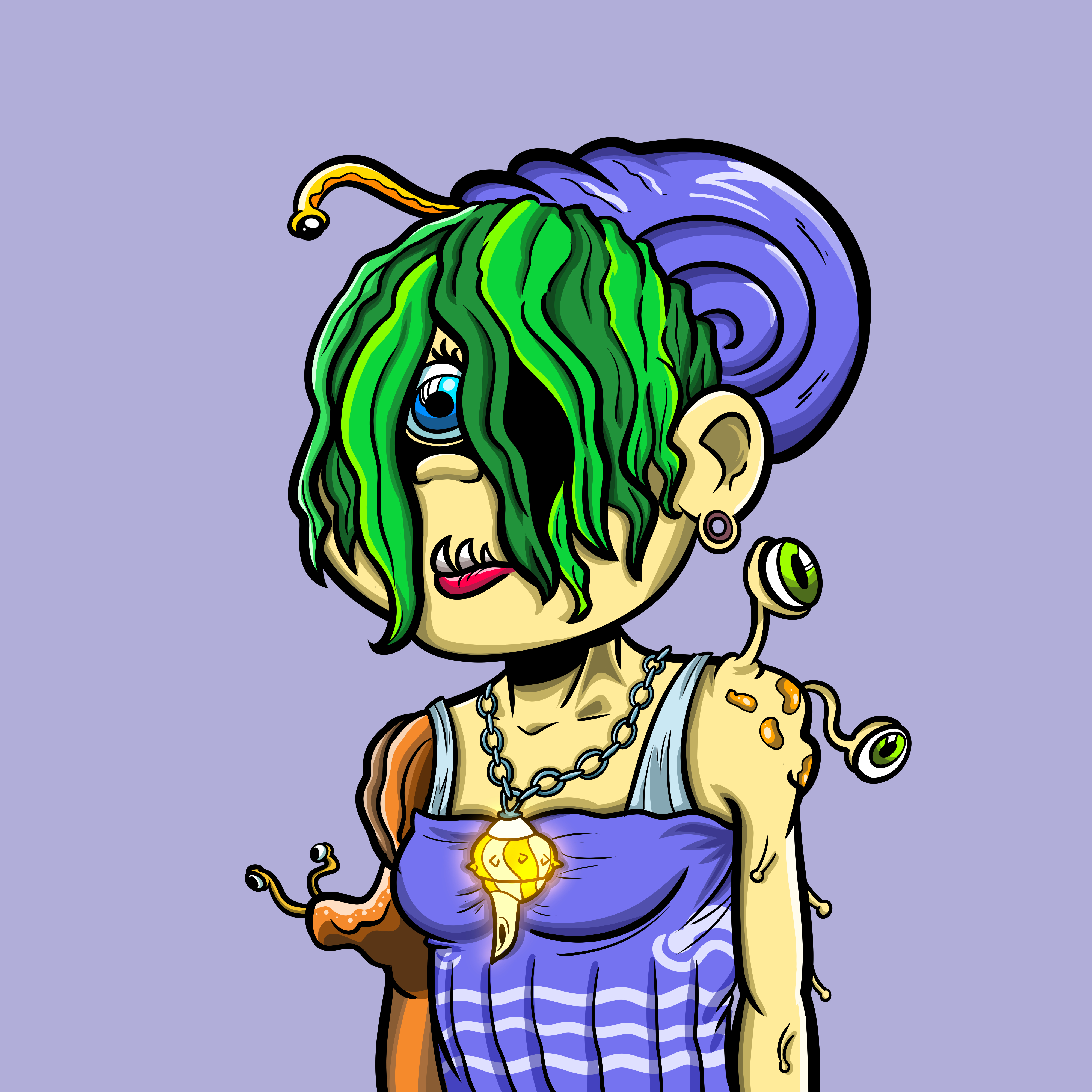 Crazy Girl #043 NFT on Algorand