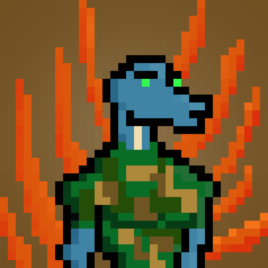 Pixel Dragon: #832 NFT on Algorand
