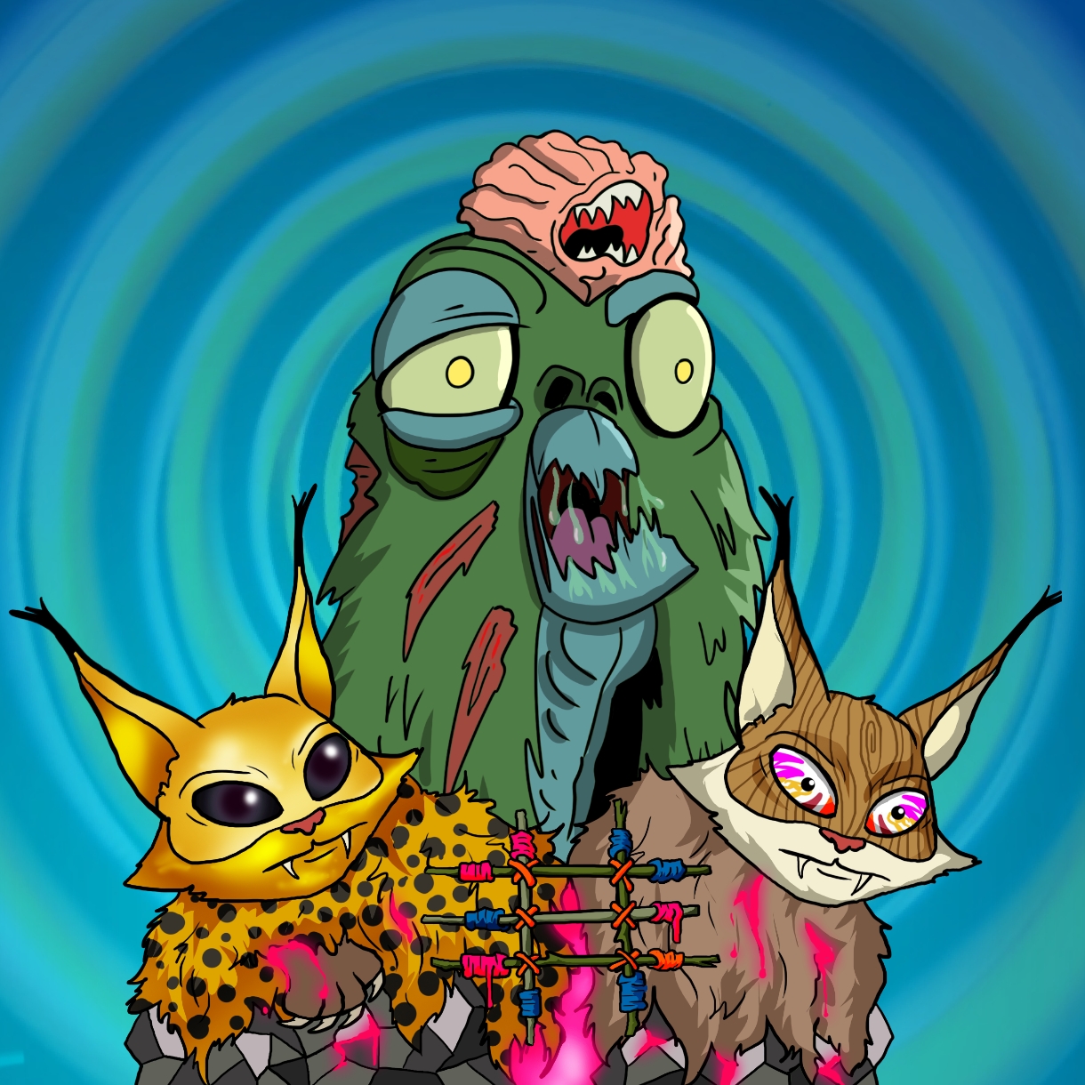 Mutant Ghetto Pigeon #481 NFT on Algorand