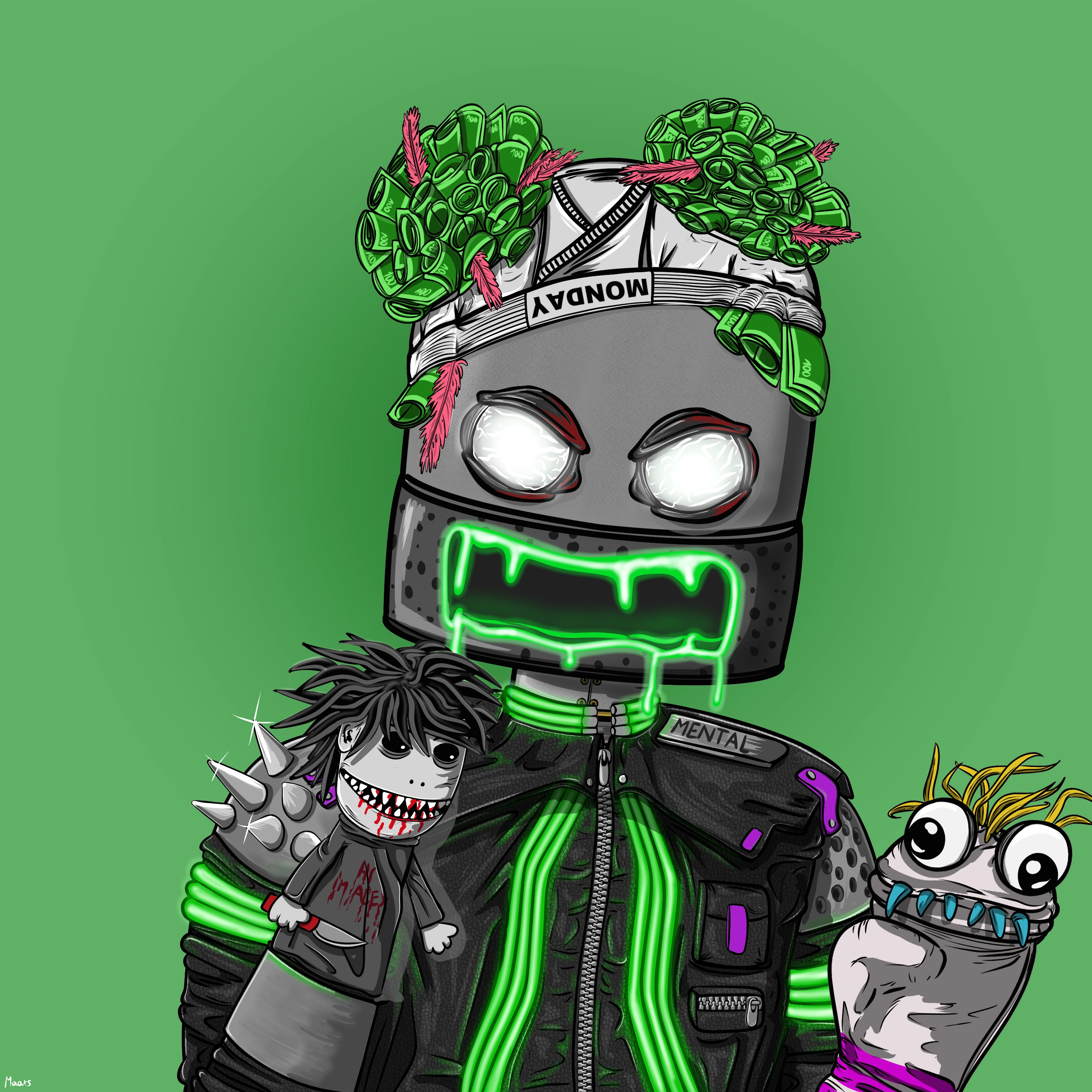Mental Marvin #2525 NFT on Algorand
