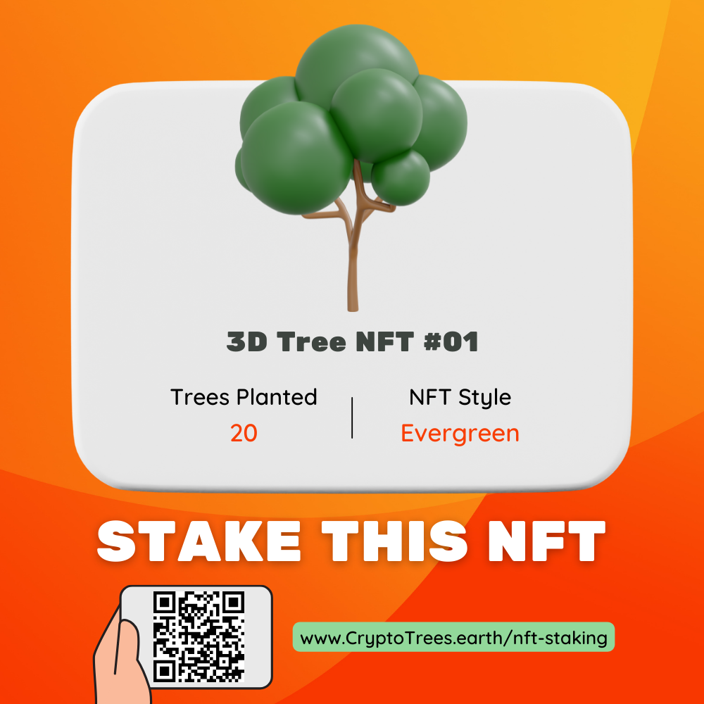 3D Tree NFT #01 - CryptoTrees NFT on Algorand