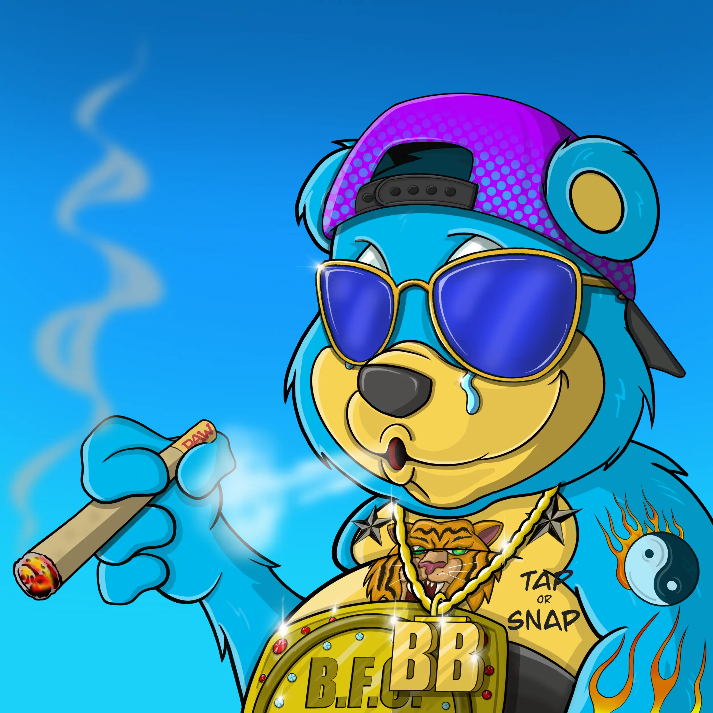 Burnin Bears #660 NFT on Algorand