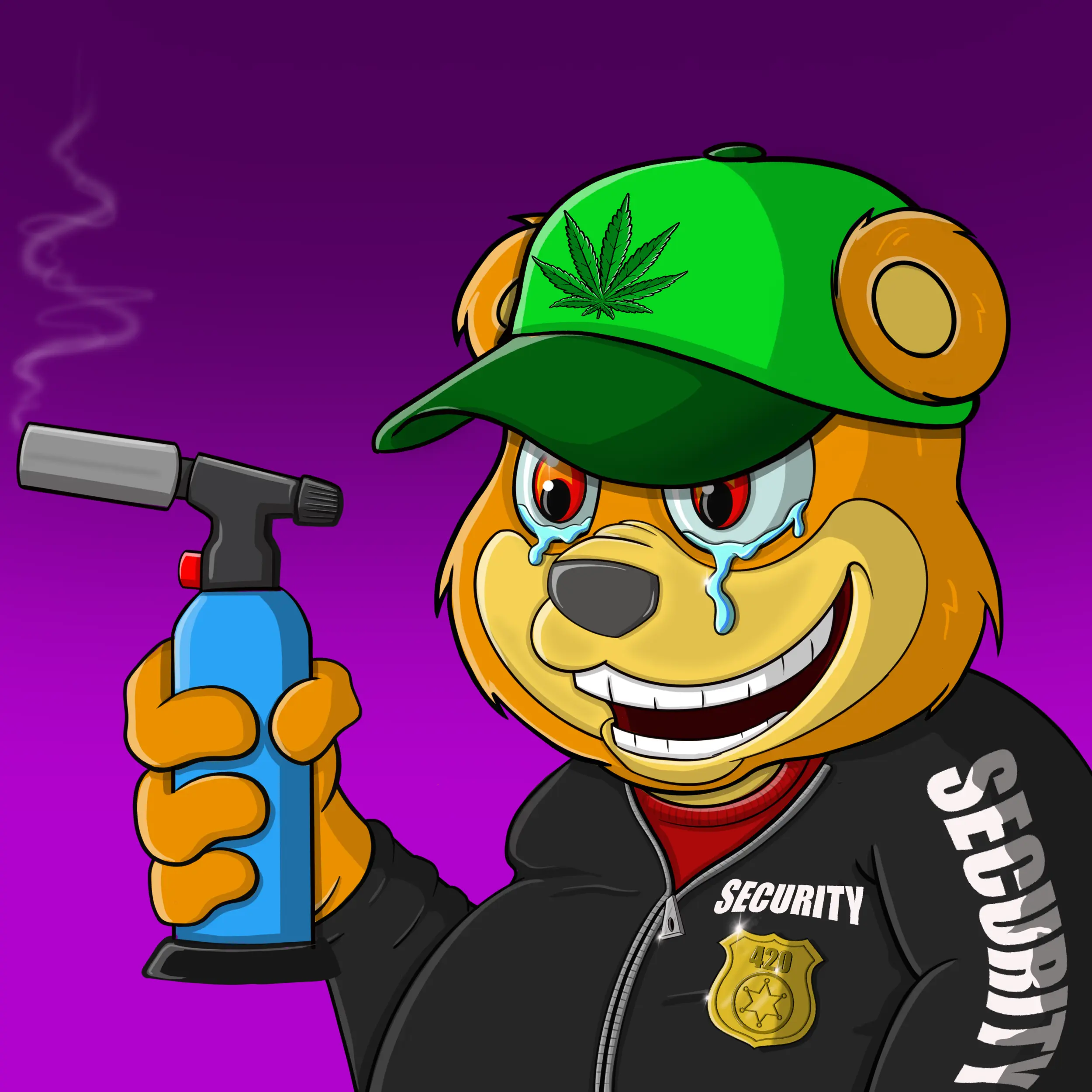 Burnin Bears #1610 NFT on Algorand