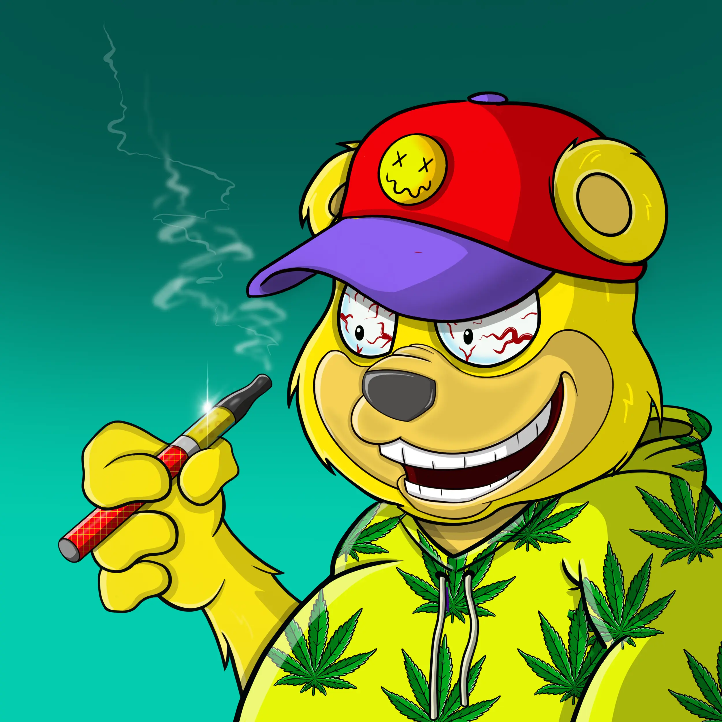 Burnin Bears #1723 NFT on Algorand