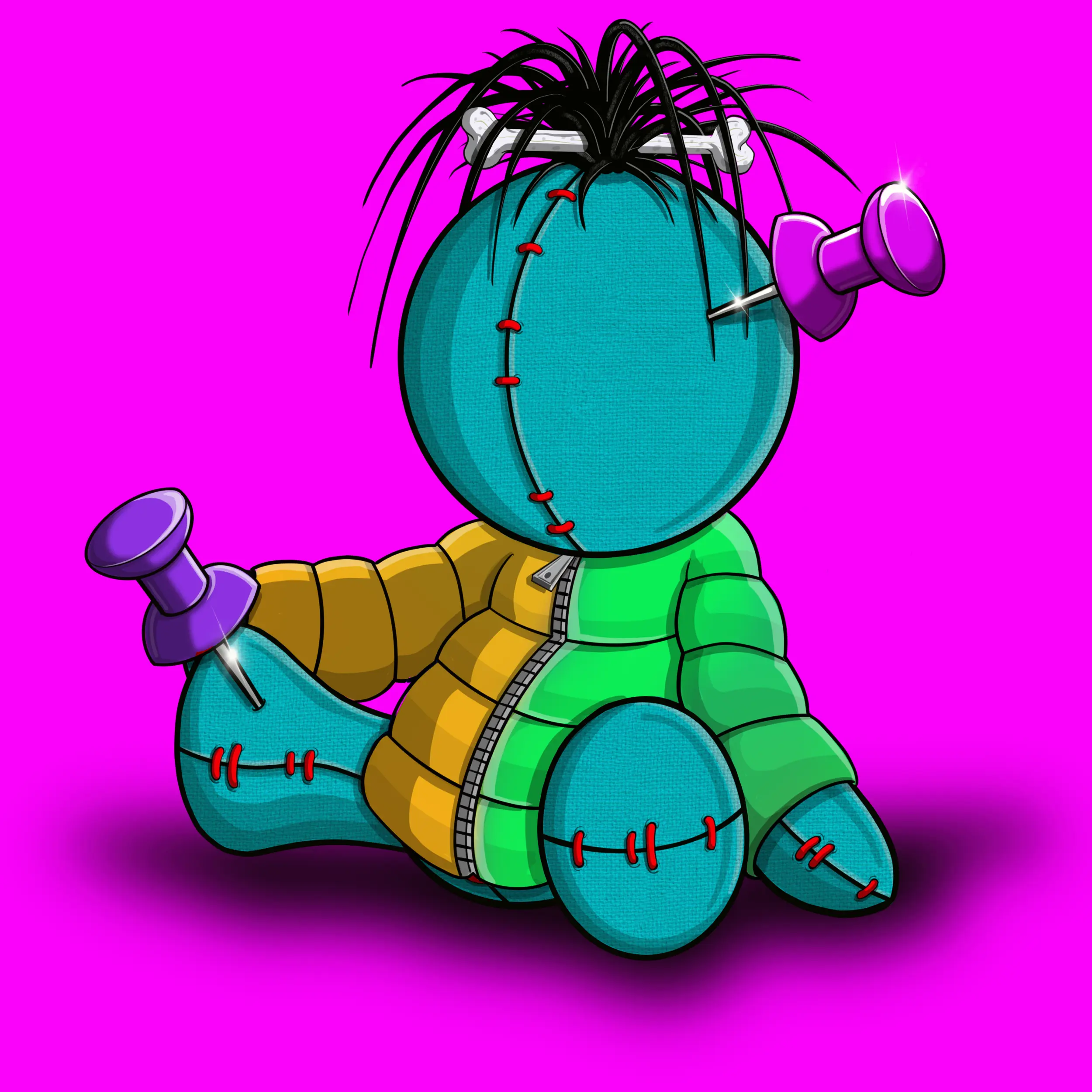 Trippy Stitch #313 NFT on Algorand