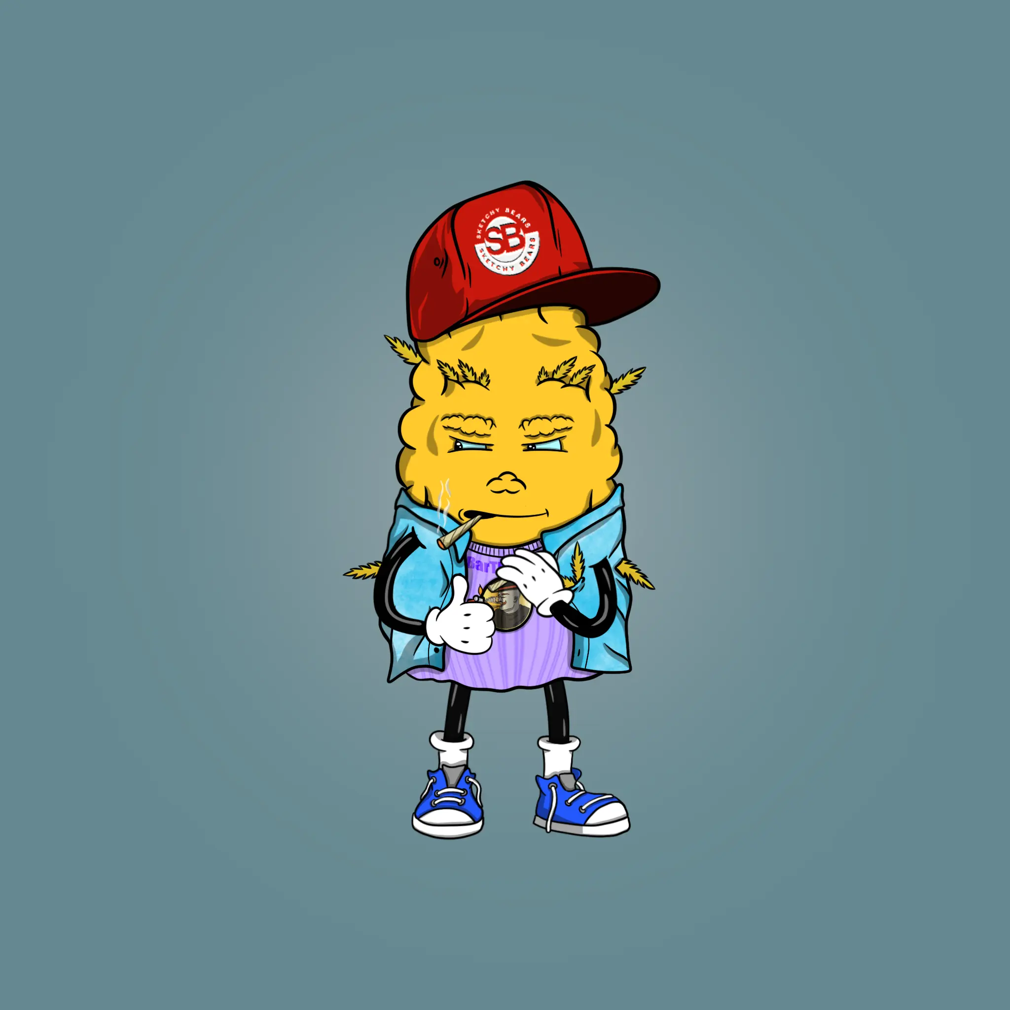 Blazing Budz #482 NFT on Algorand