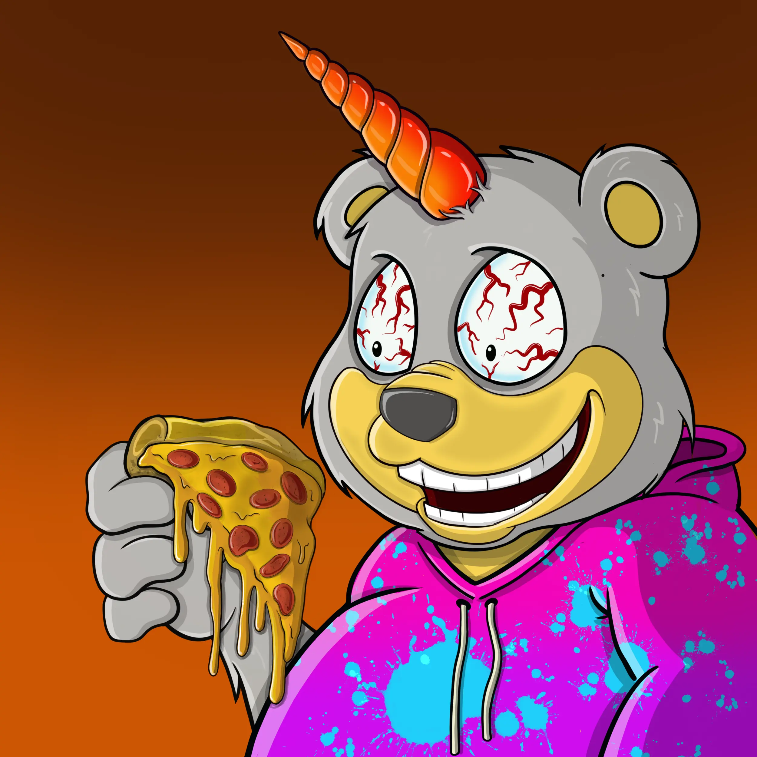 Burnin Bears #834 NFT on Algorand