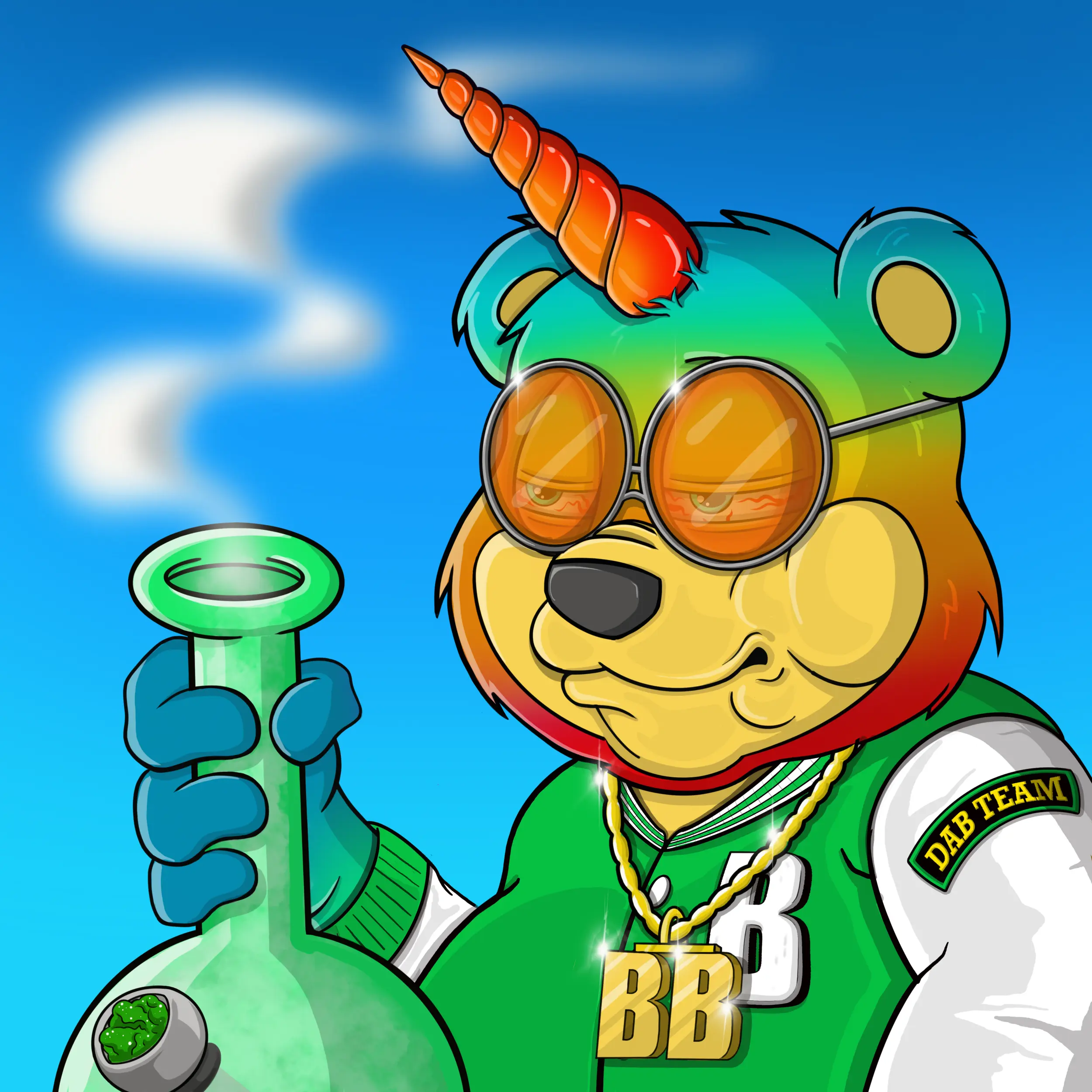 Burnin Bears #1518 NFT on Algorand