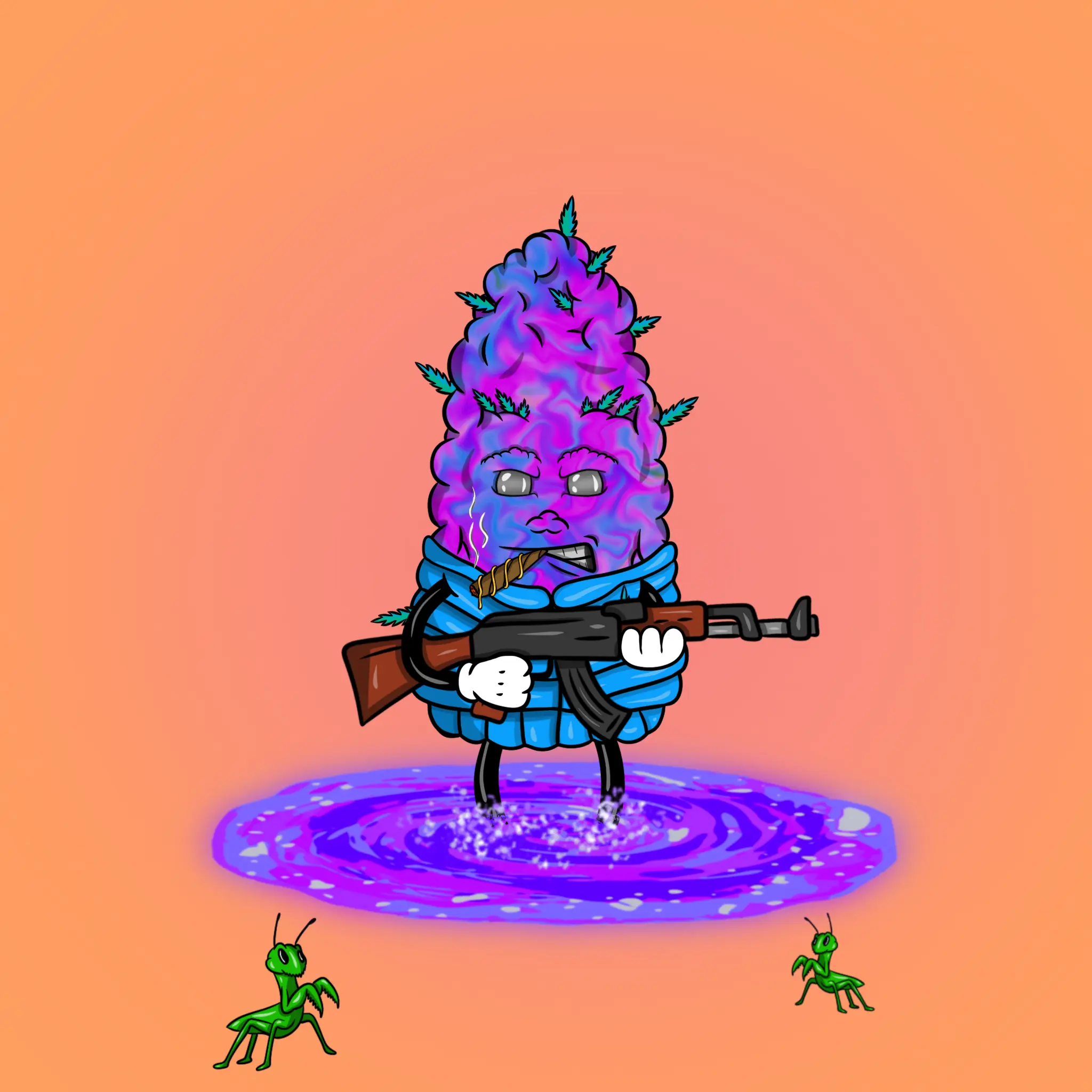 Blazing Budz #76 NFT on Algorand