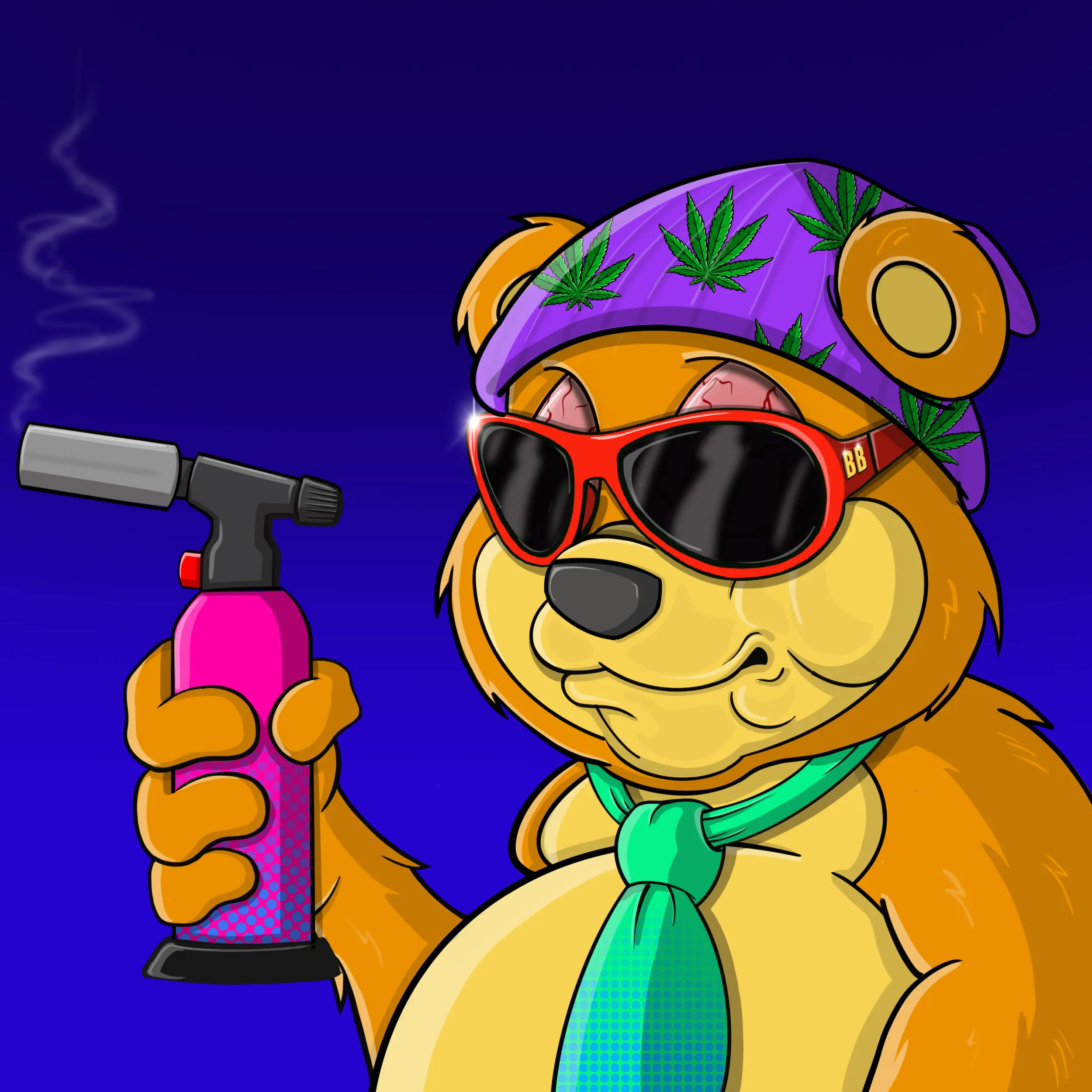 Burnin Bears #98 NFT on Algorand