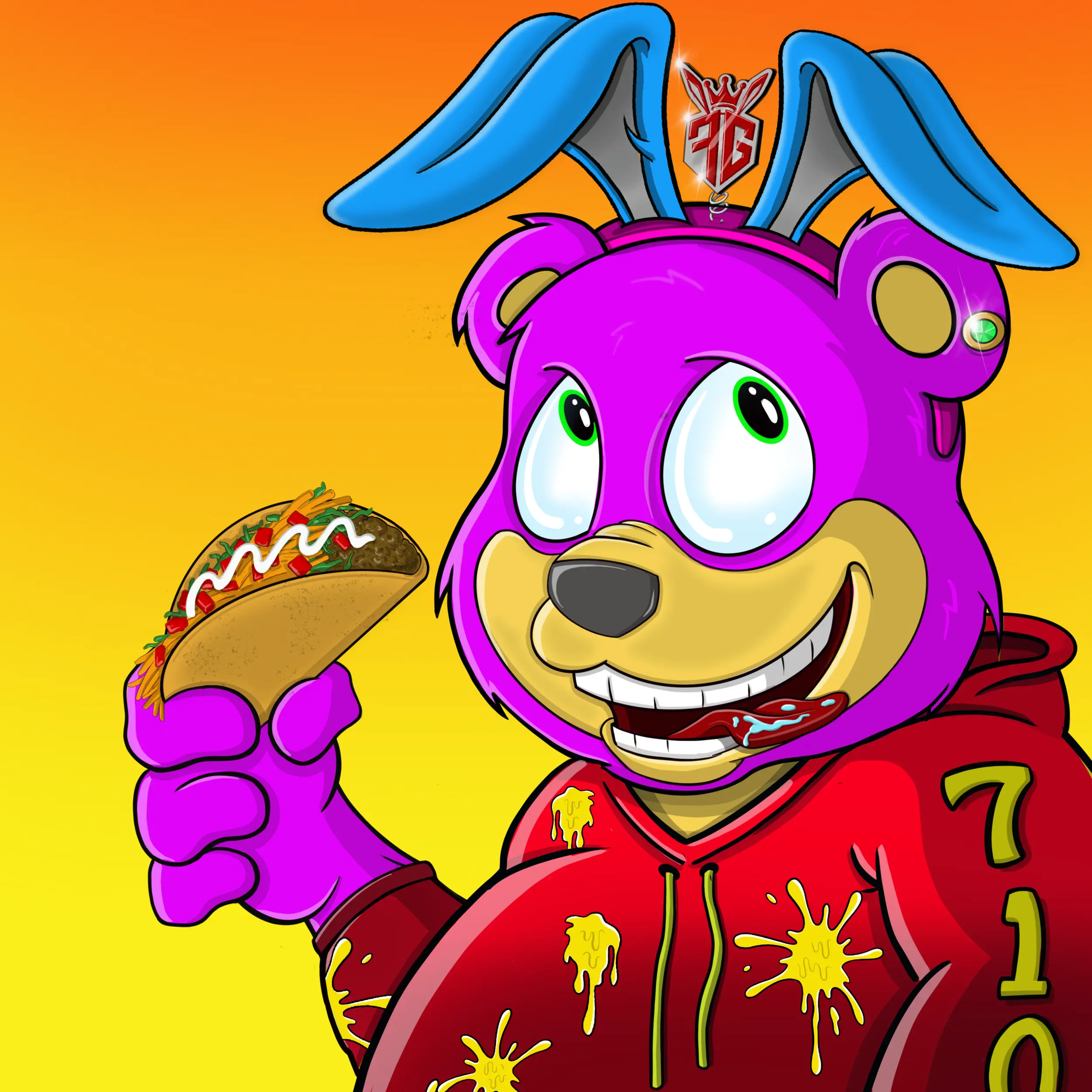 Burnin Bears #1742 NFT on Algorand