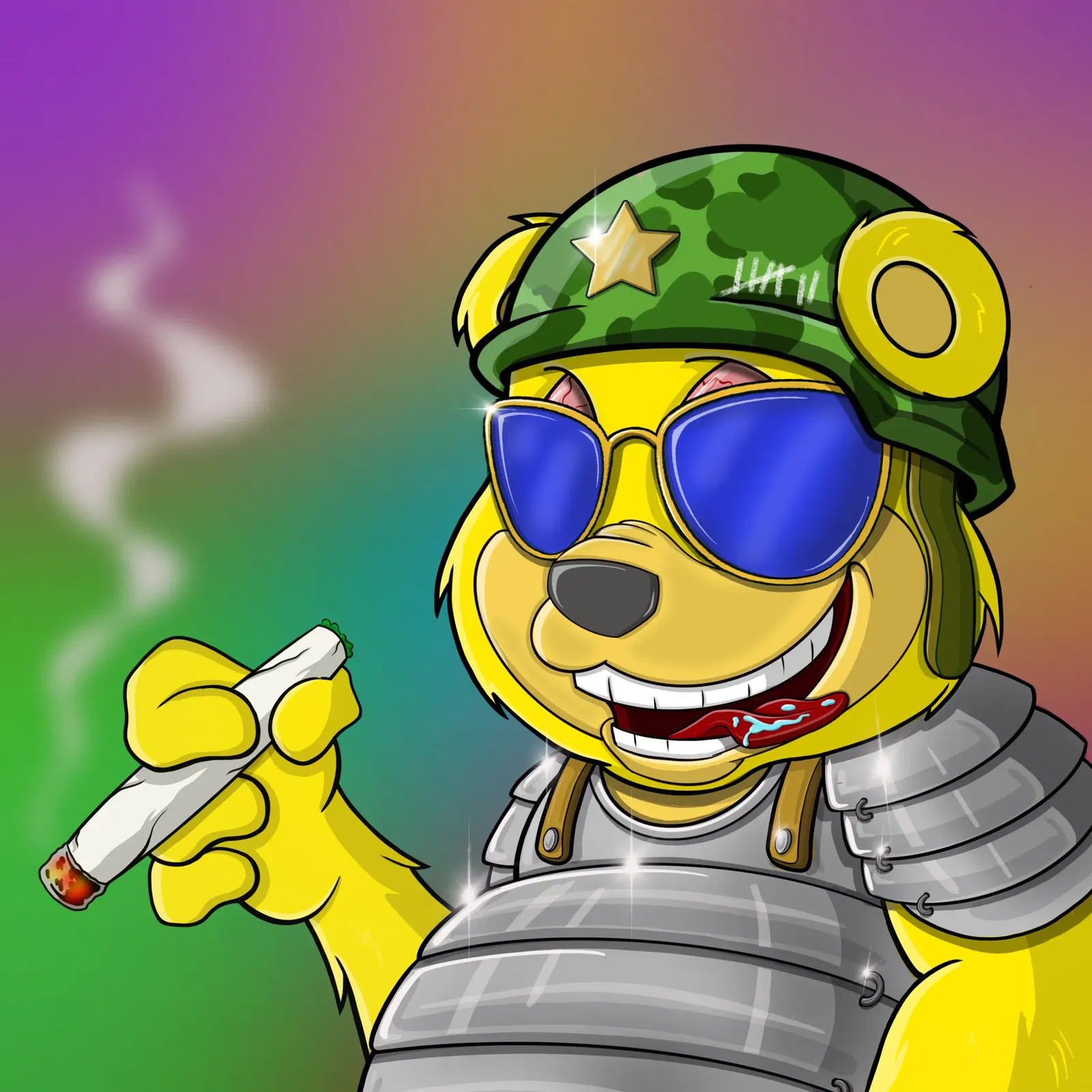 Burnin Bears #1129 NFT on Algorand