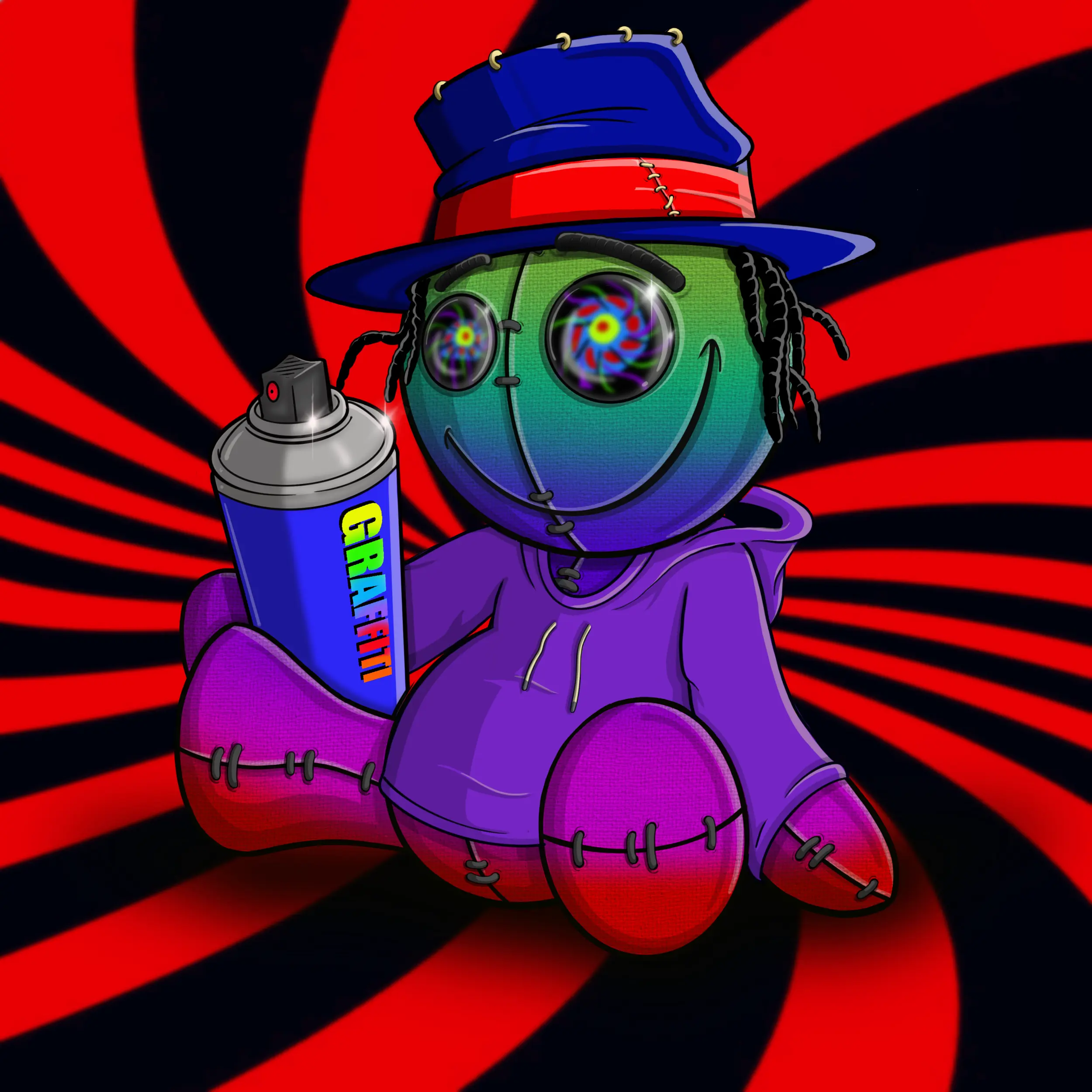 Trippy Stitch #853 NFT on Algorand