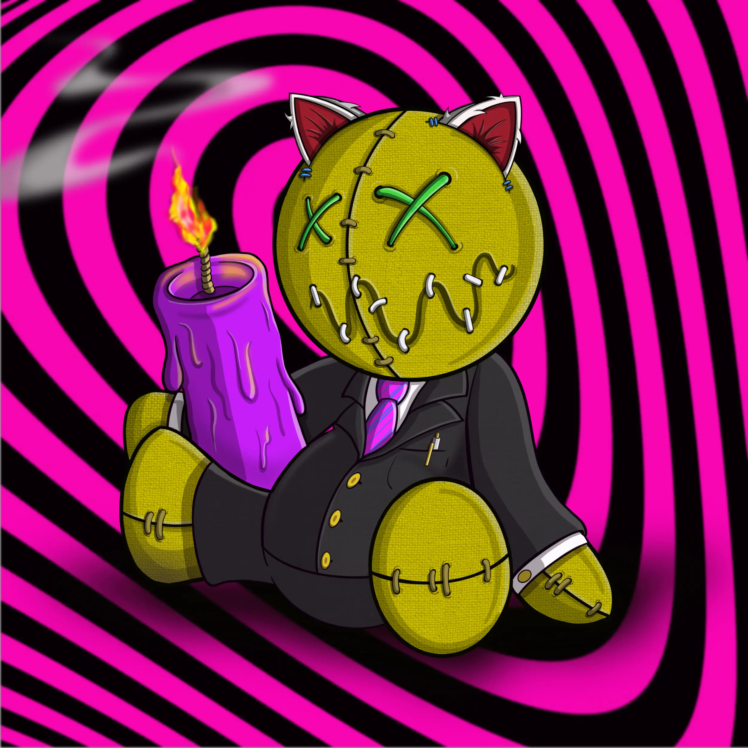 Trippy Stitch #696 NFT on Algorand