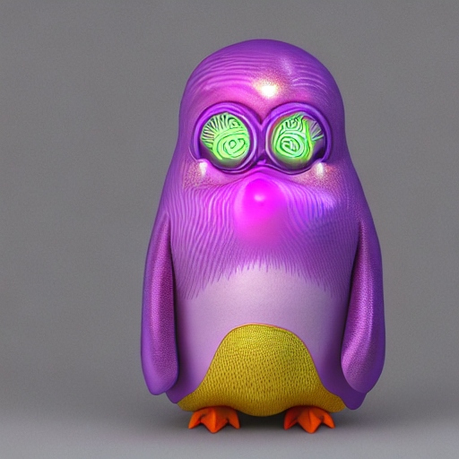 Purp Penguin #000 NFT on Algorand