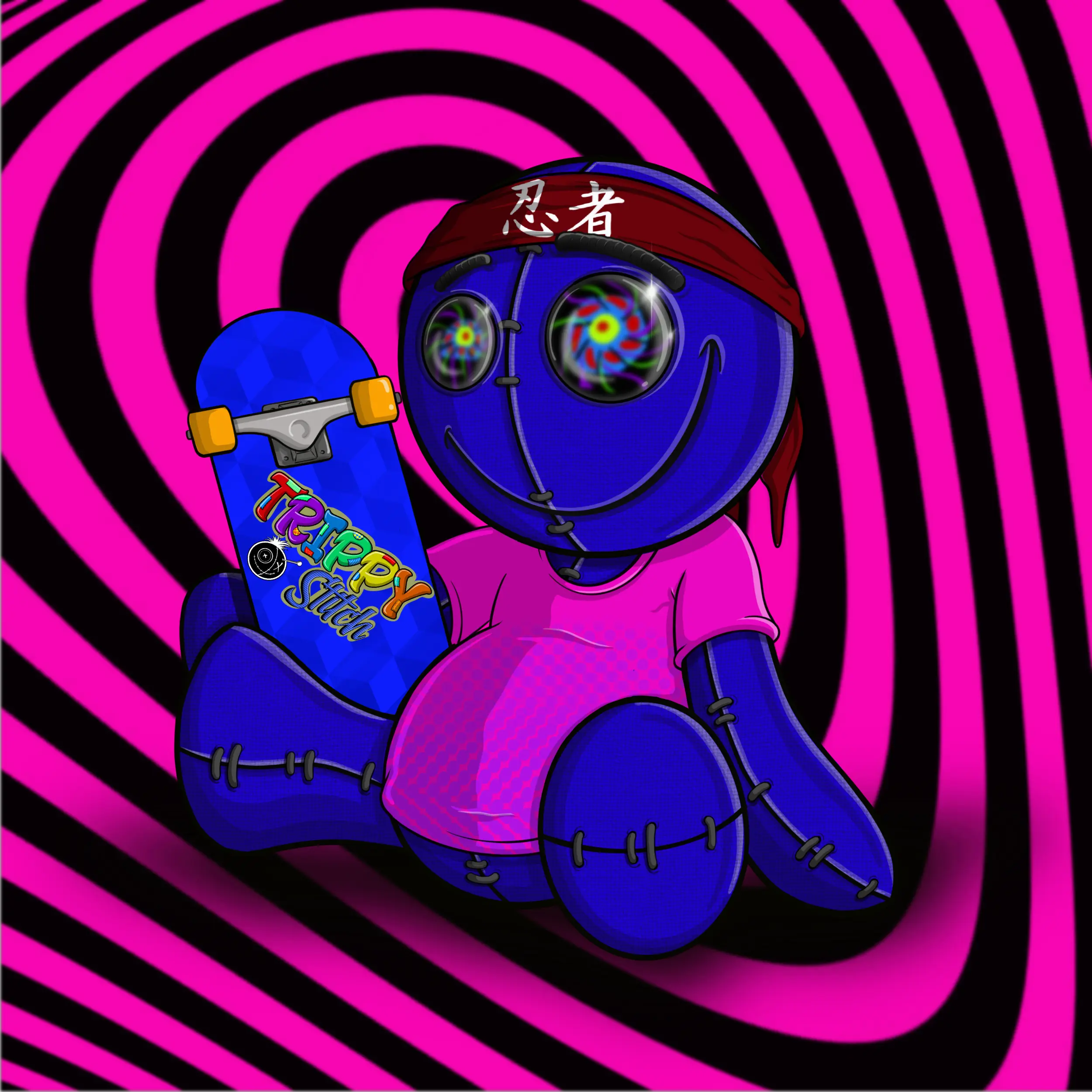 Trippy Stitch #907 NFT on Algorand