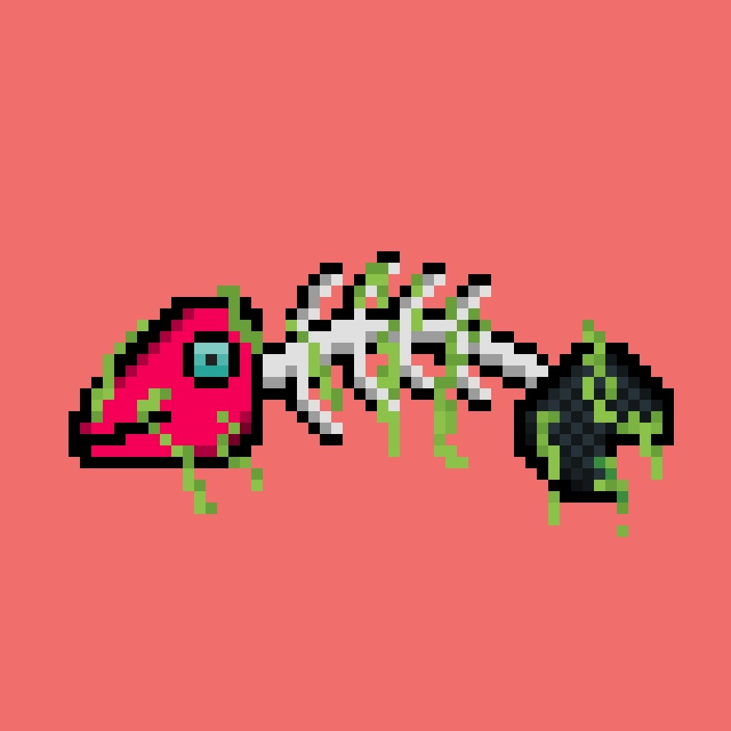8-Bit BoneFish #260 NFT on Algorand