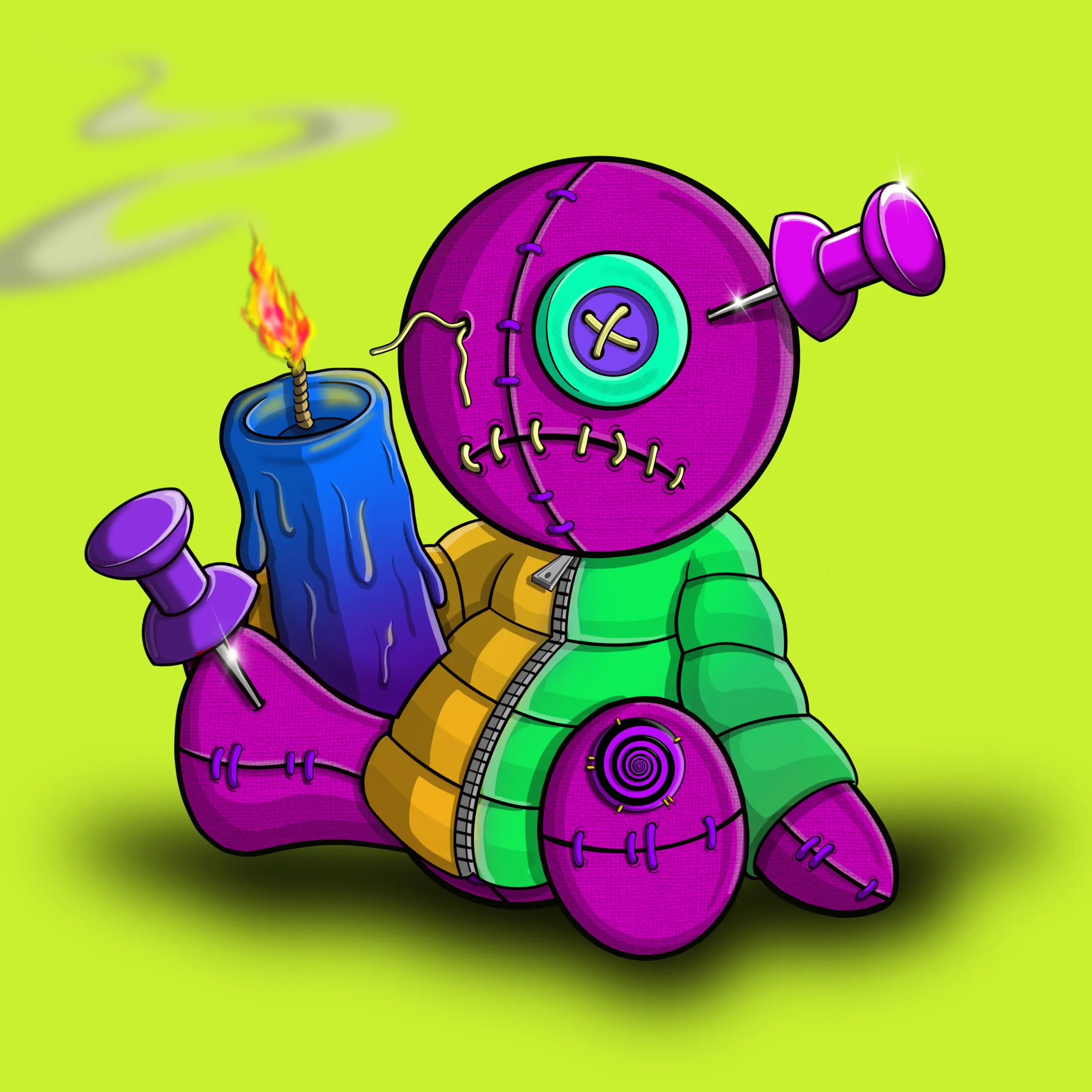 Trippy Stitch #590 NFT on Algorand