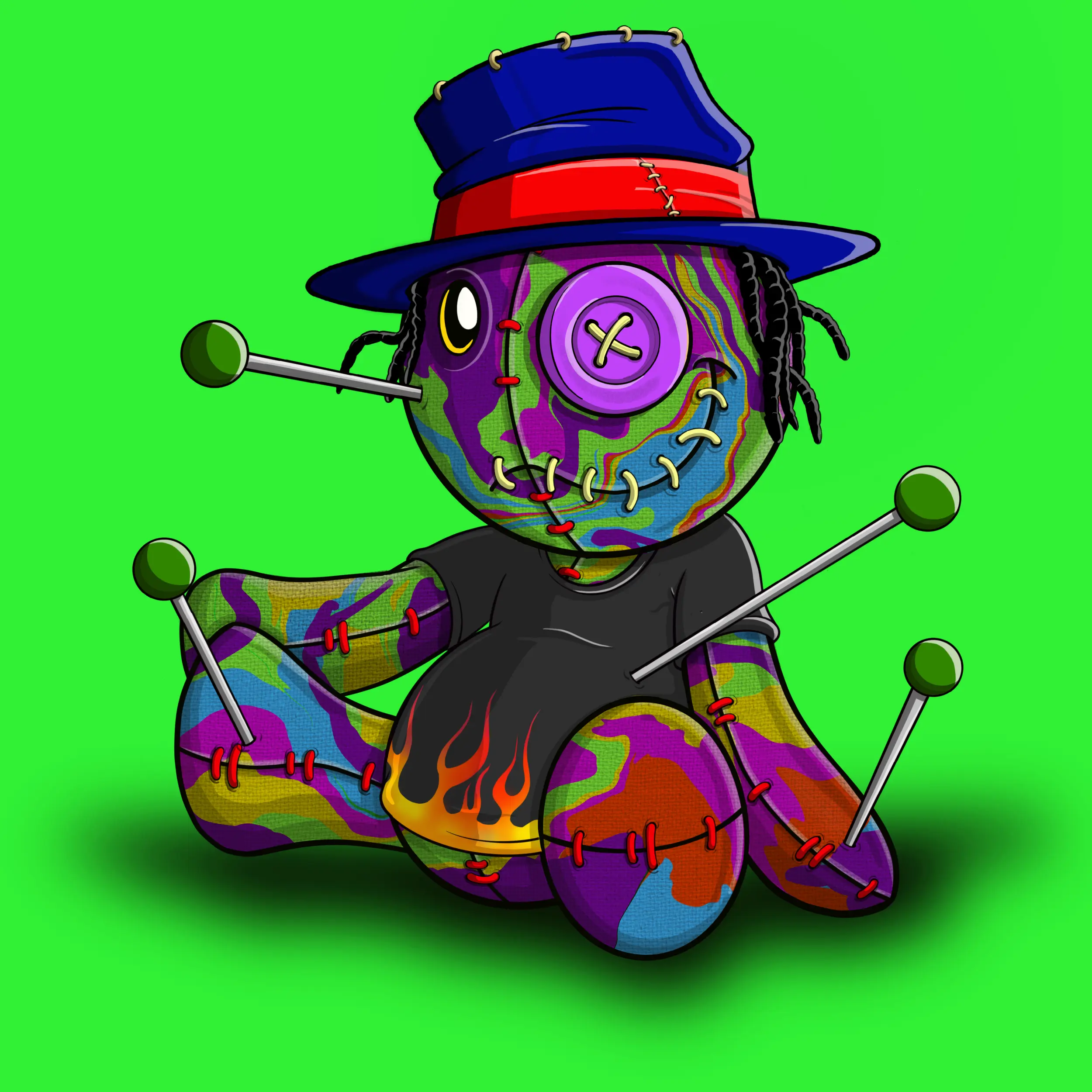 Trippy Stitch #1282 NFT on Algorand