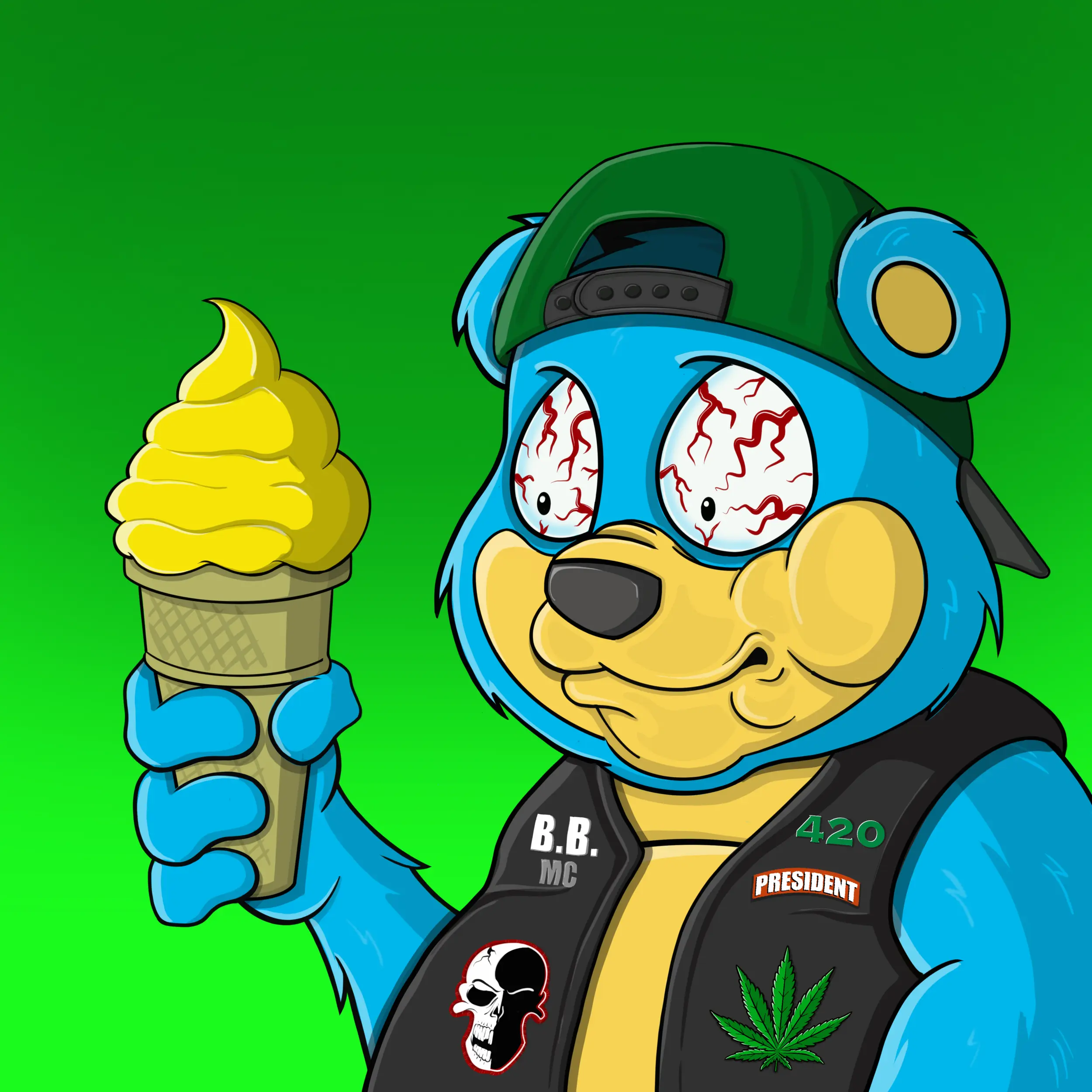 Burnin Bears #1737 NFT on Algorand