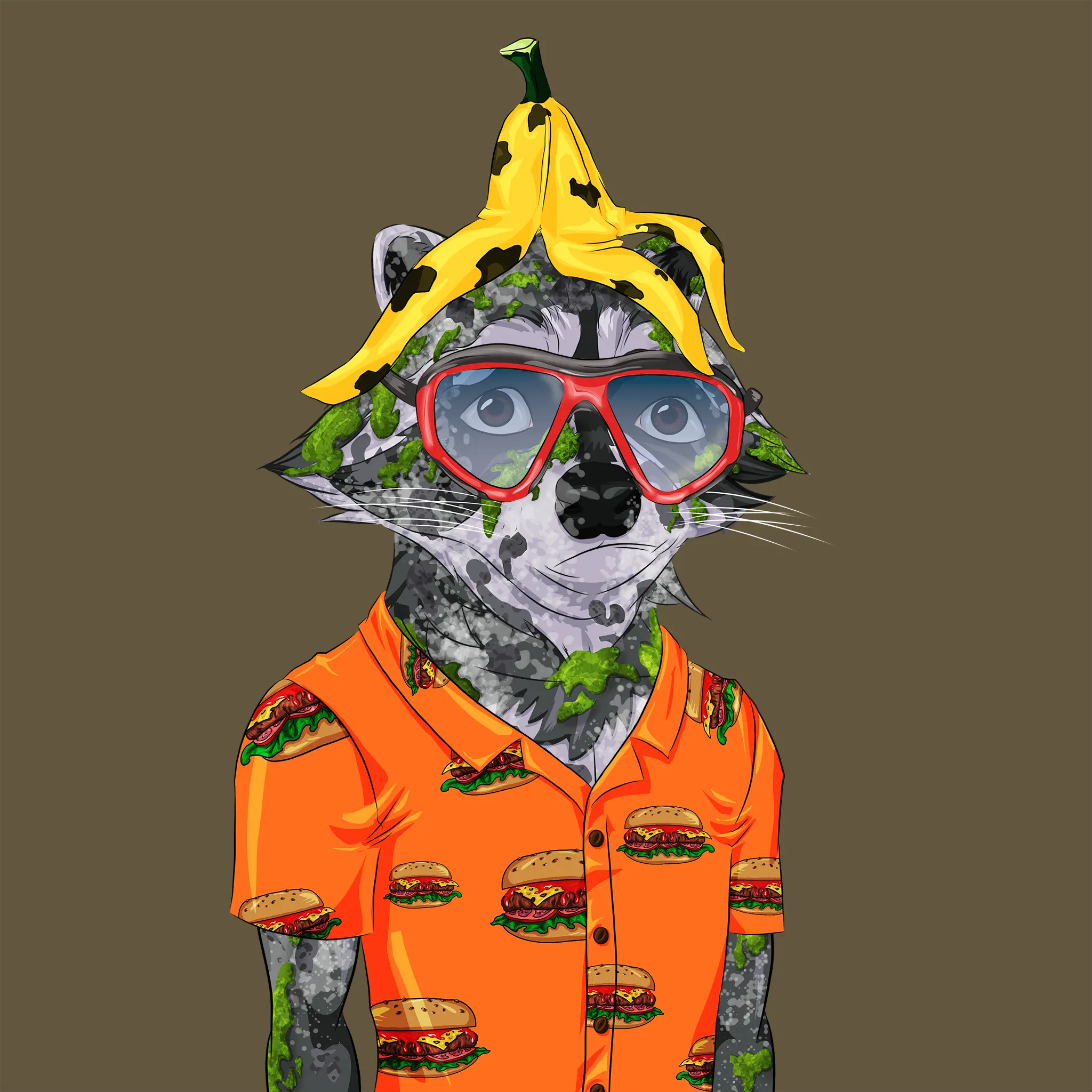 AlgoRaccoon #1411 NFT on Algorand