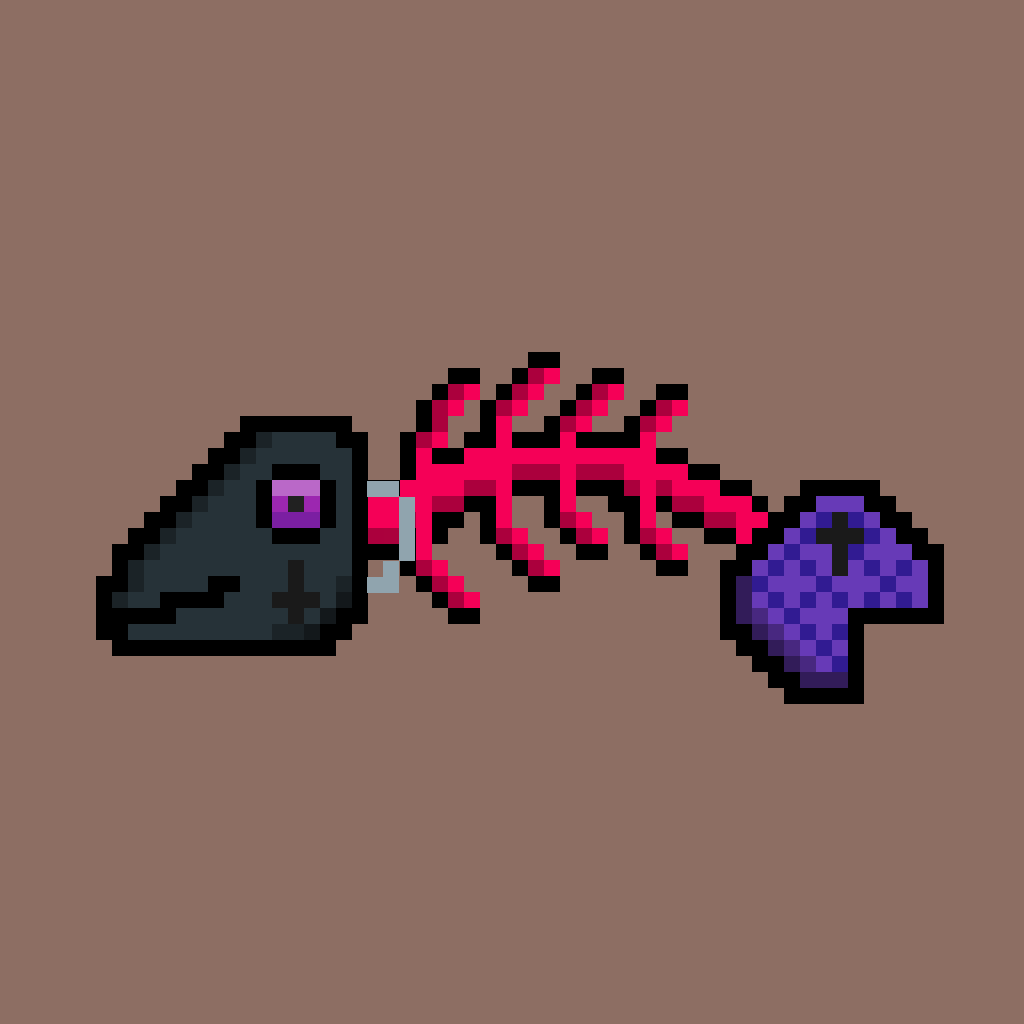 8-Bit BoneFish #243 NFT on Algorand