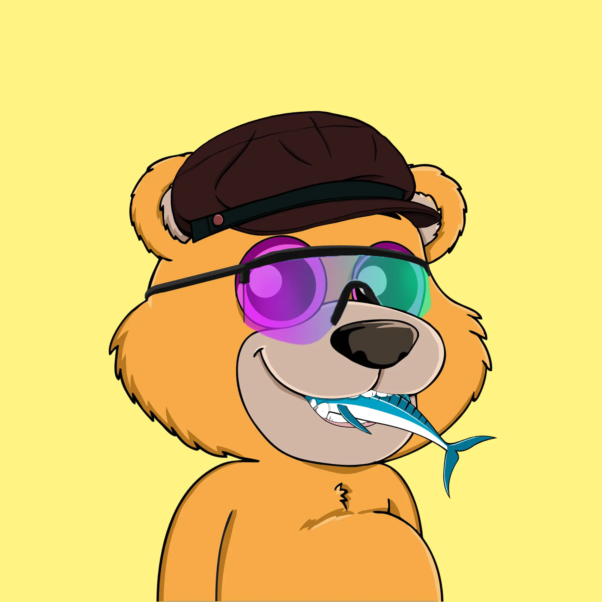 Gluttonous Bears #9 NFT on Algorand