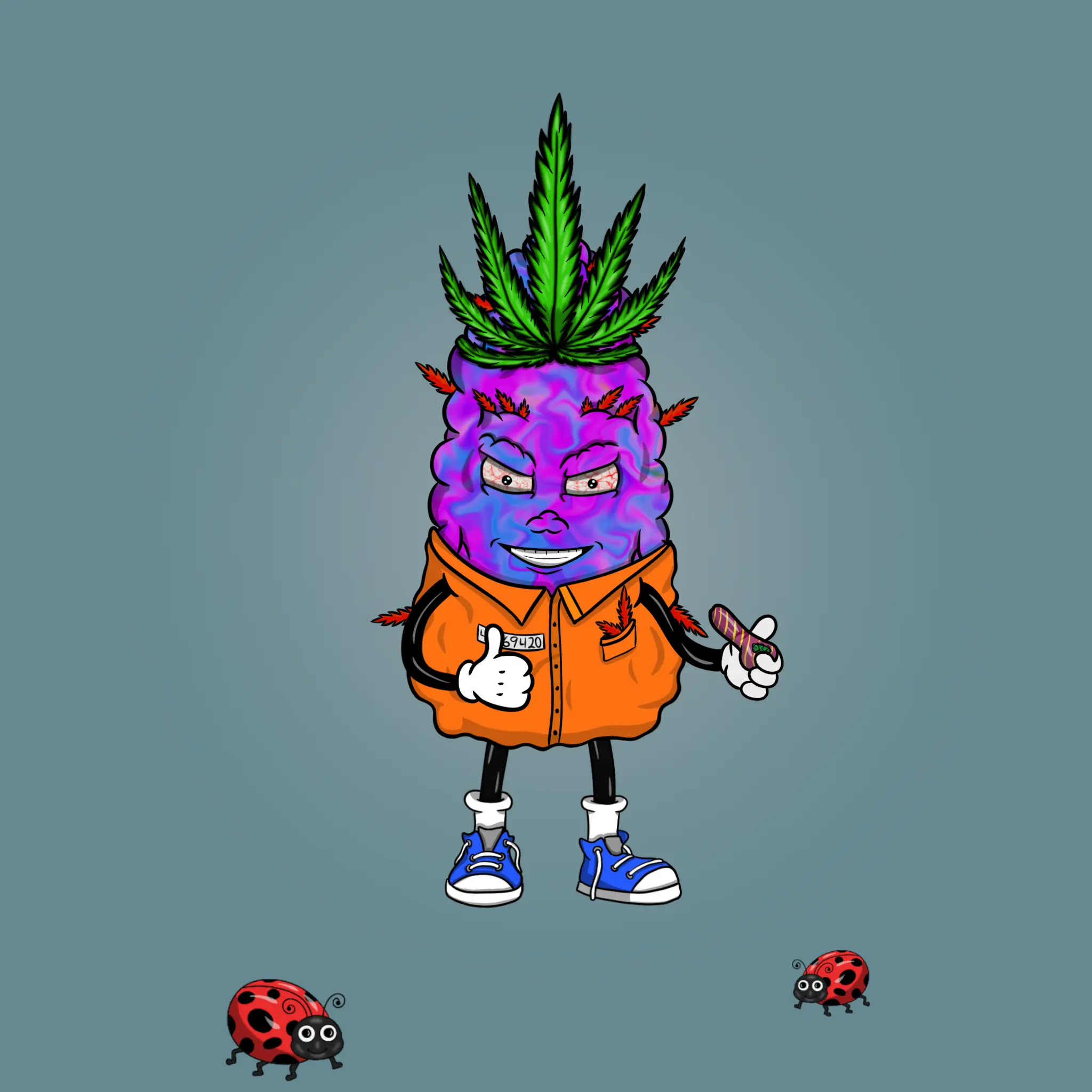 Blazing Budz #256 NFT on Algorand