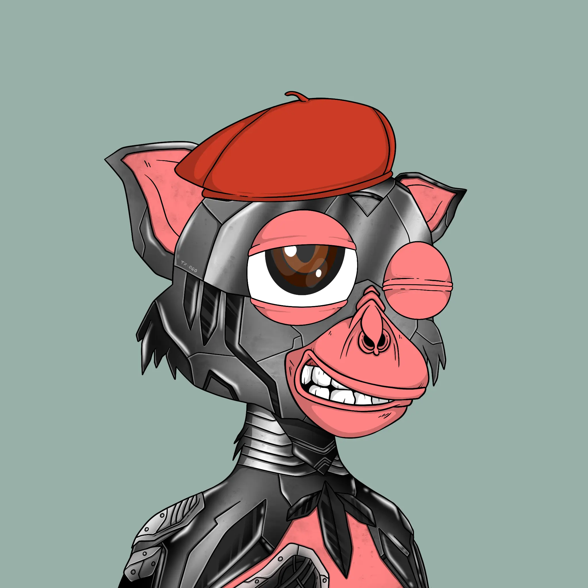 Trendy Tarsier #2917 NFT on Algorand