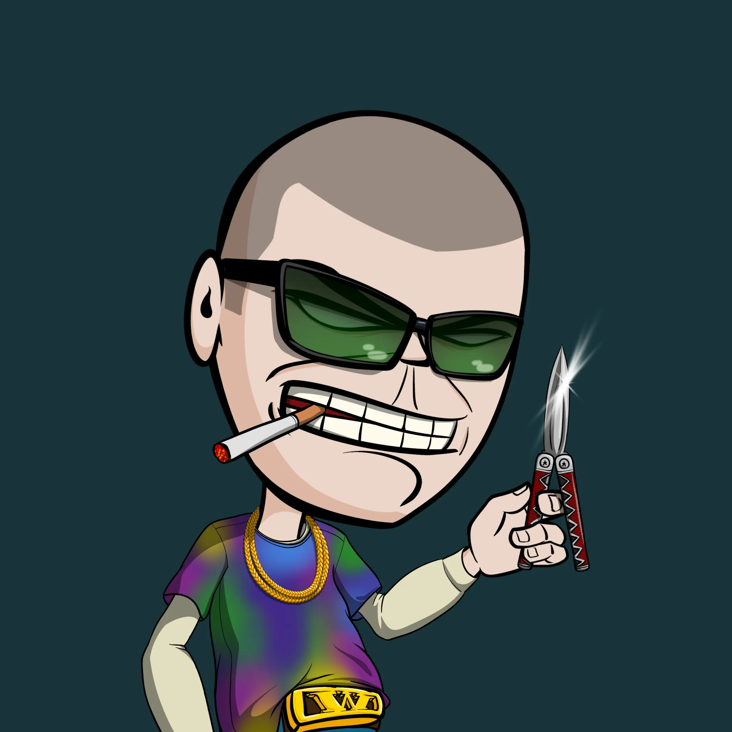 CoolCockGangs #137 NFT on Algorand