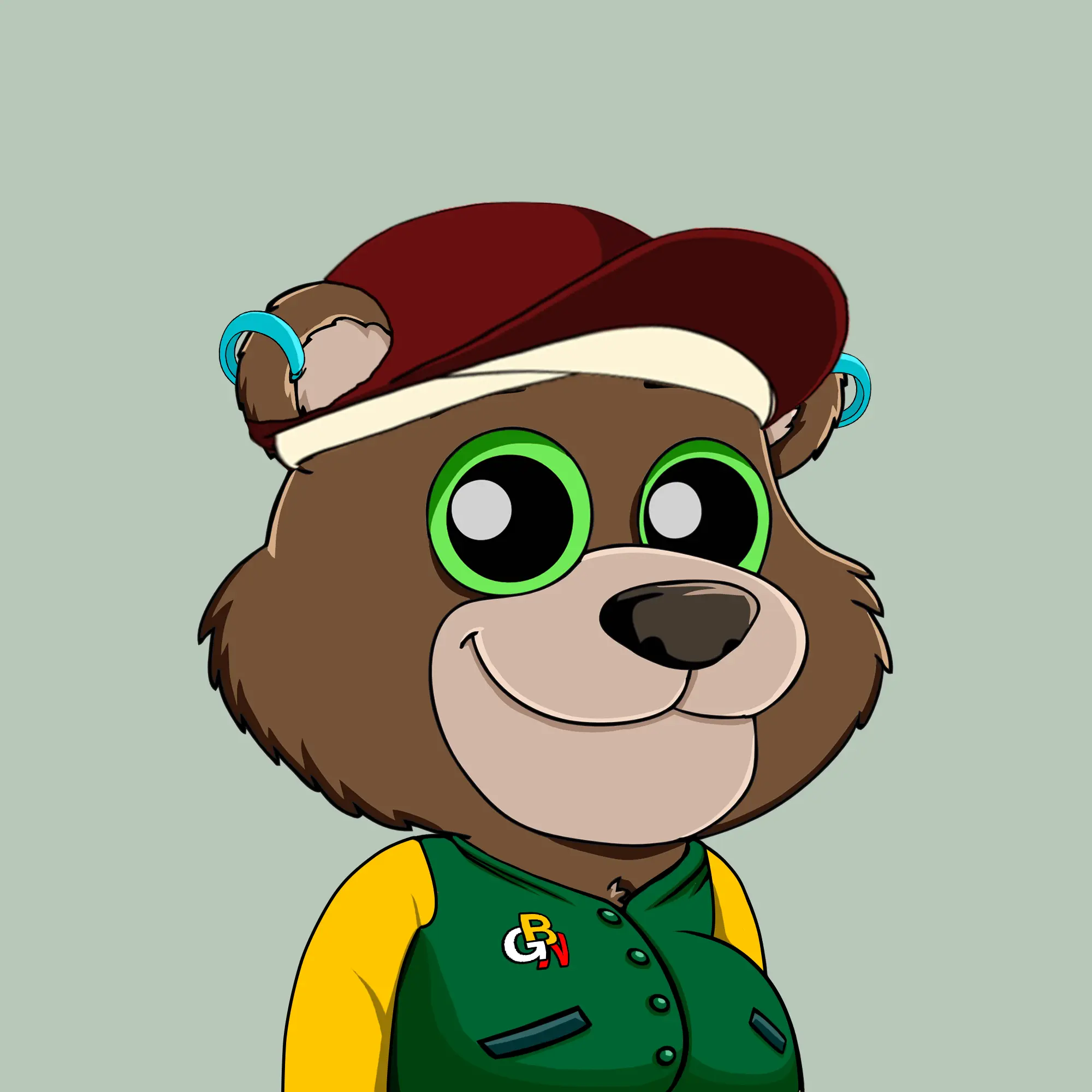 Gluttonous Bears #124 NFT on Algorand