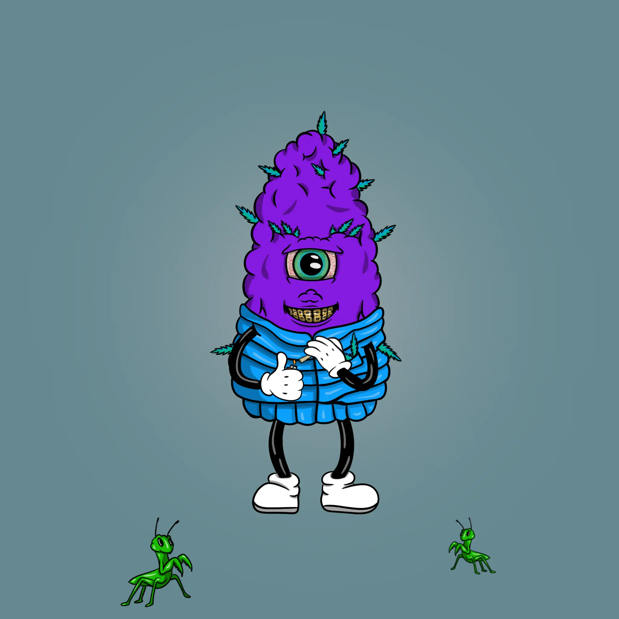 Blazing Budz #107 NFT on Algorand